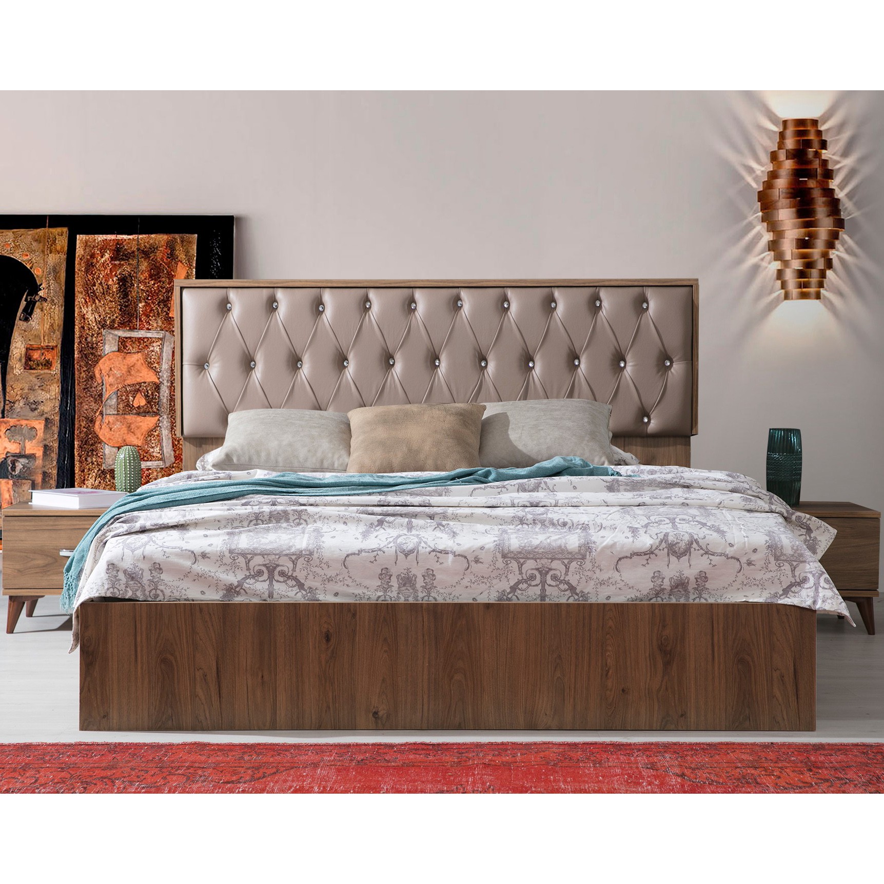 Gizem Bed With Storage 180x200 cm