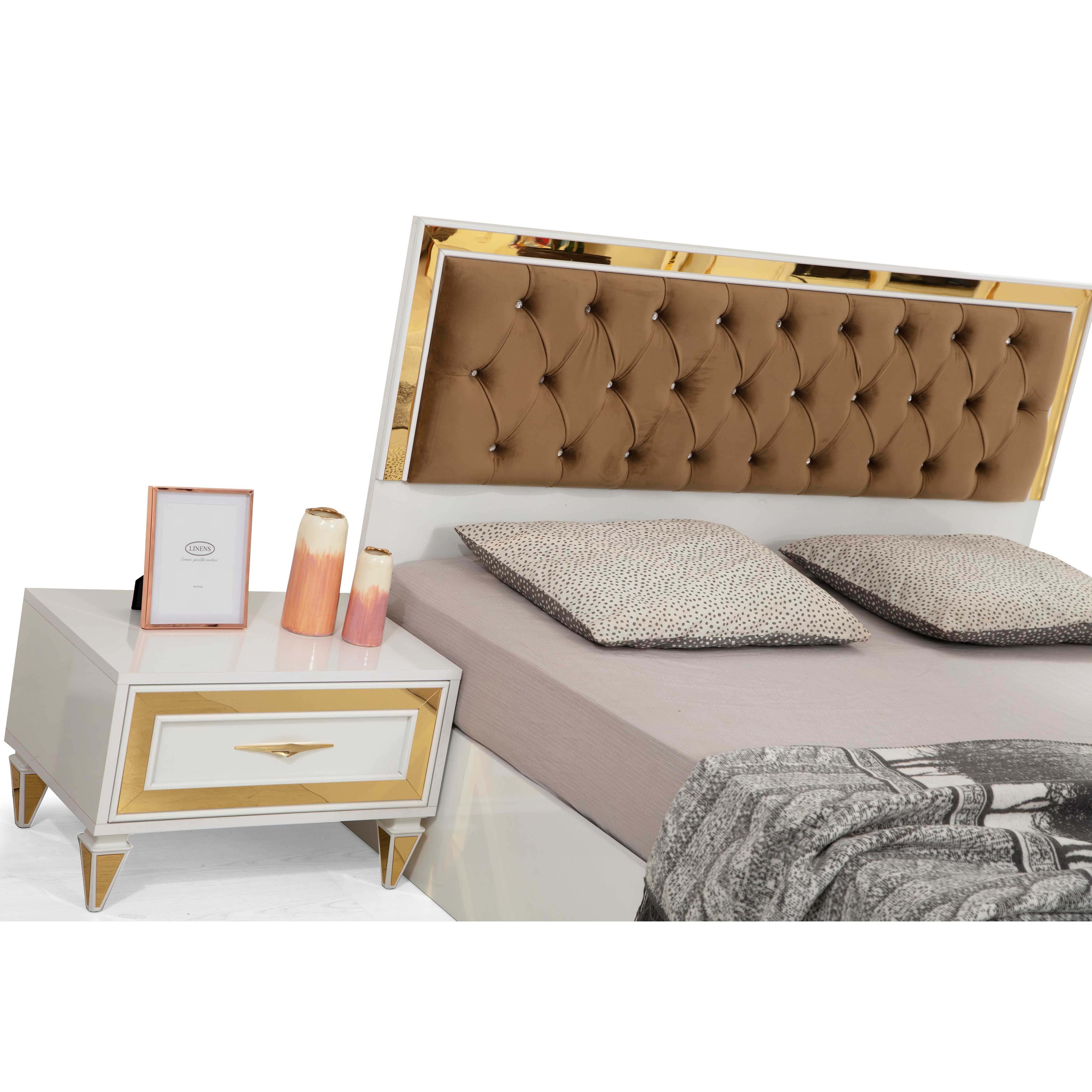 Prenses Vol1 Bed With Storage 180x200 cm