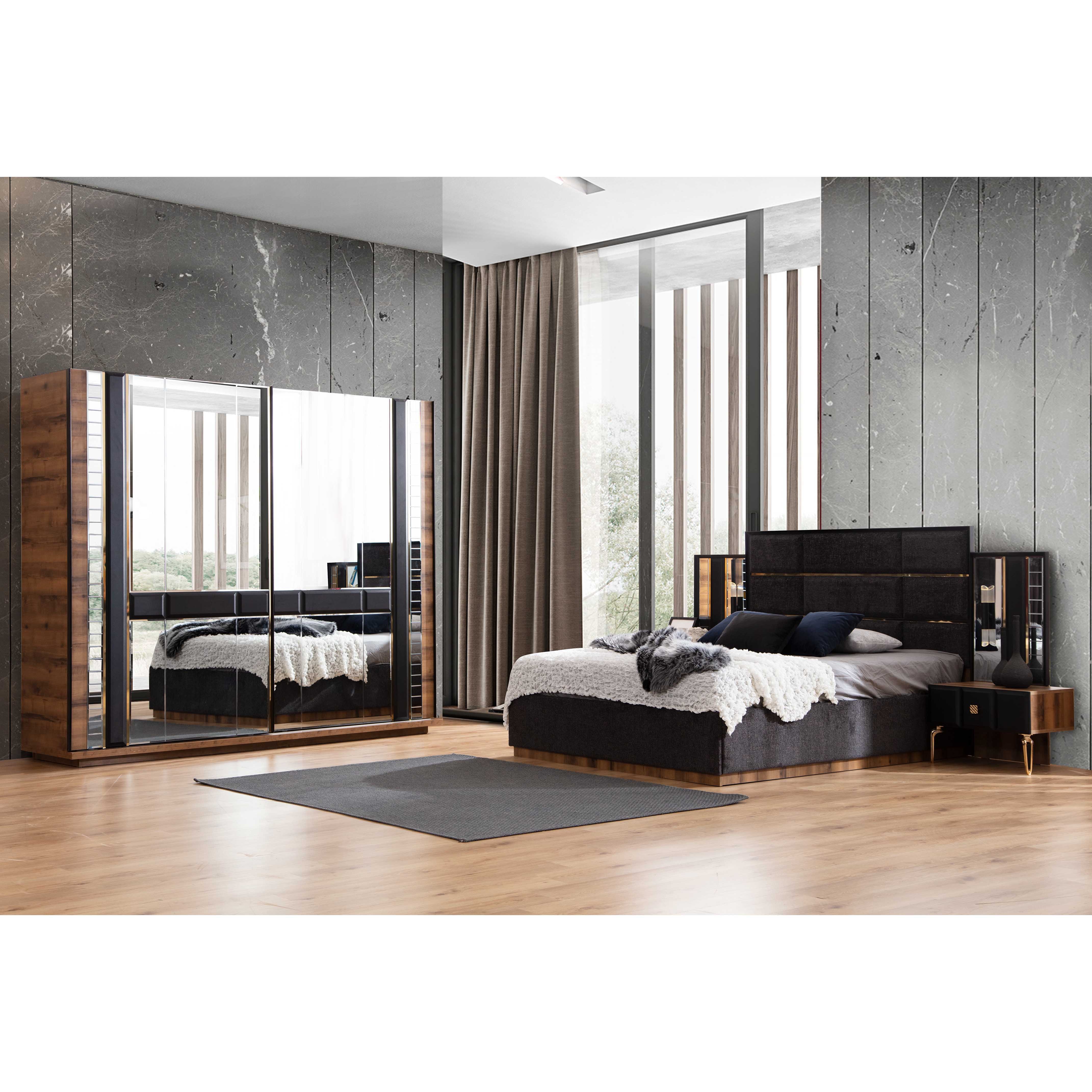 Alvin Bedroom (Bed With Storage 160x200cm)