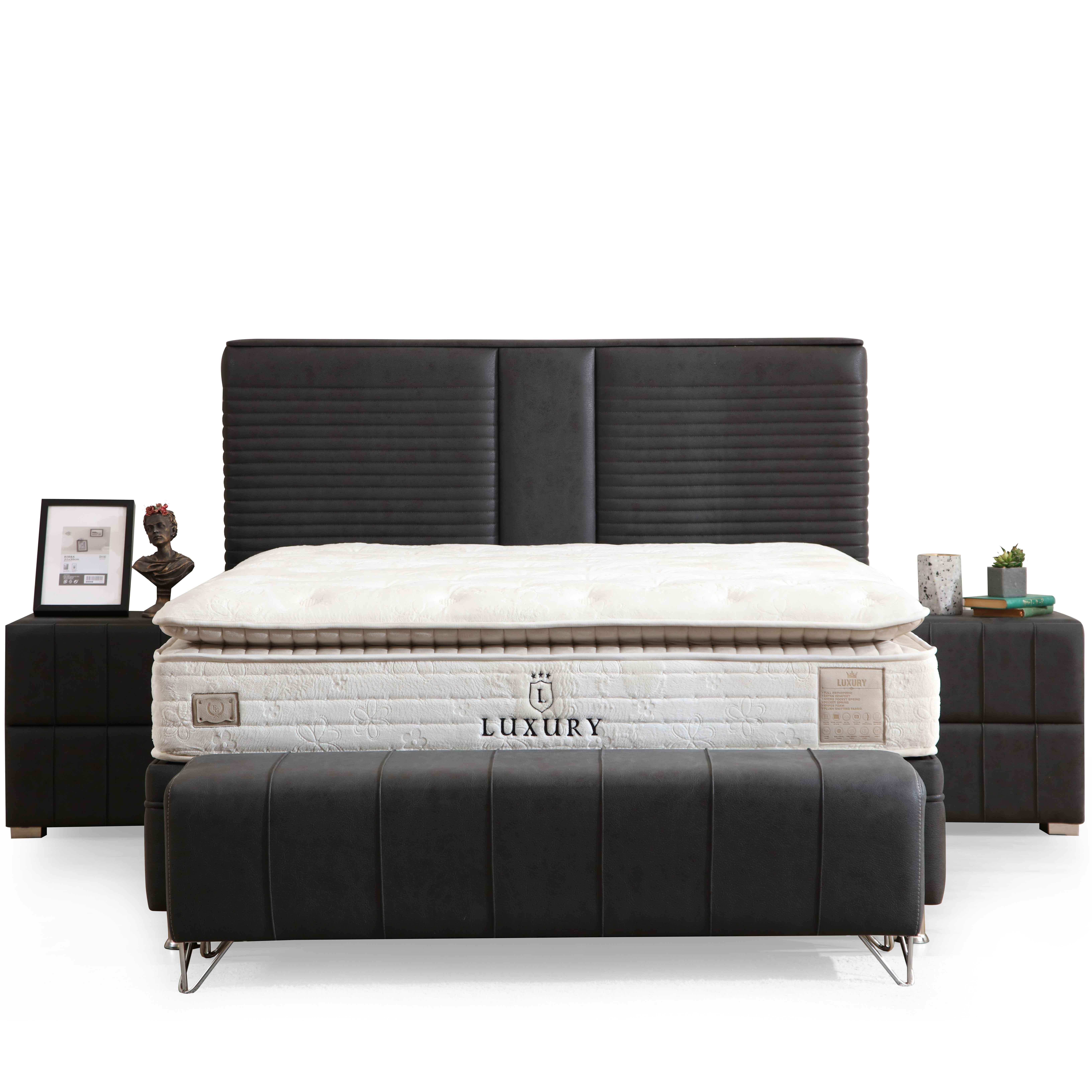 Nancy Bed With Storage 140x190 cm