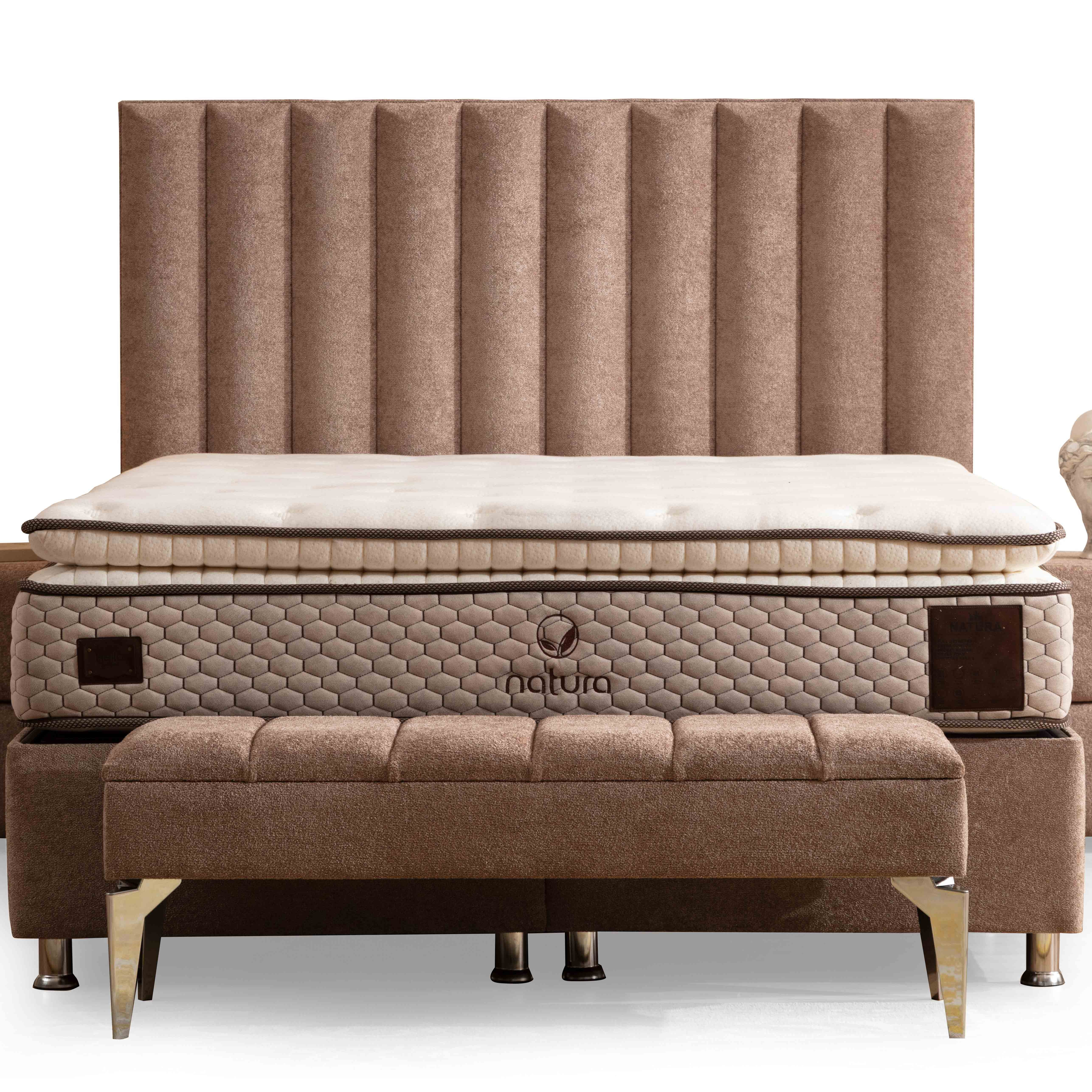 Nice Bed With Storage 140x190 cm