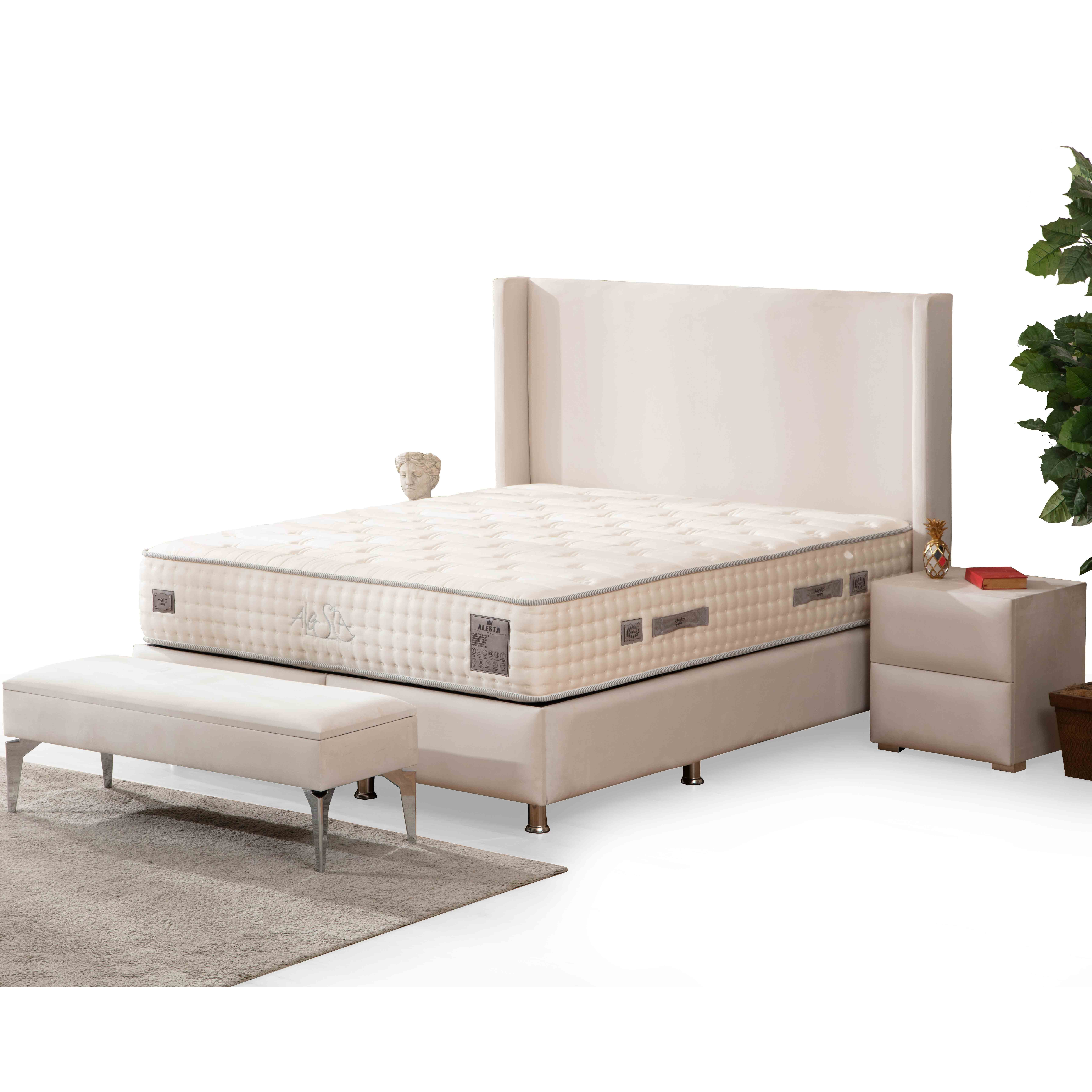 Lucca Bedroom (Bed With Storage 120x200cm)
