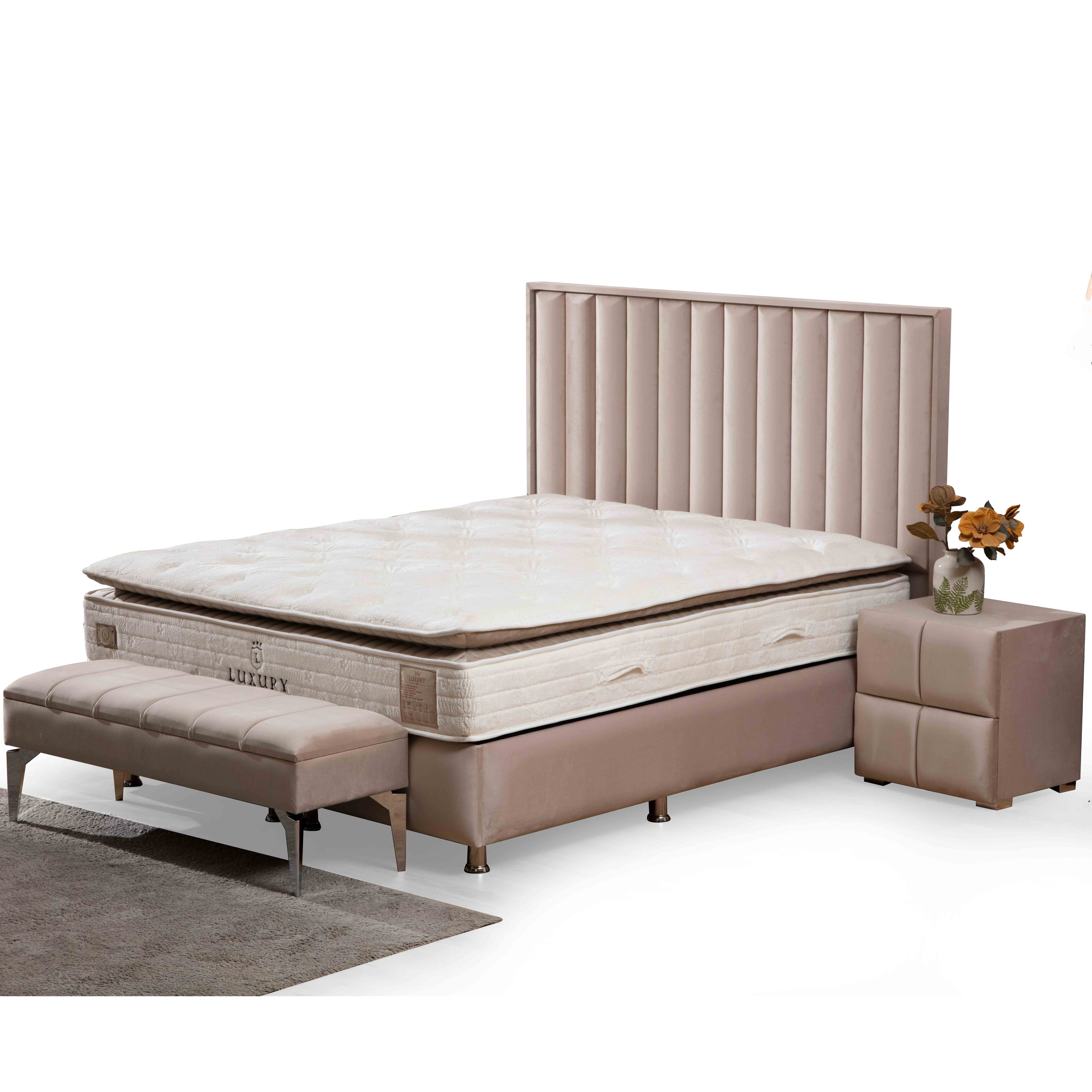 Lila Bedroom (Bed With Storage 160x200cm)