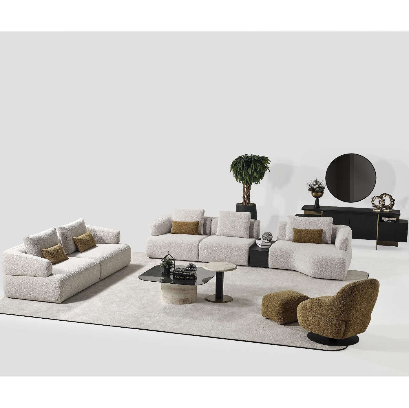 Eva 3+3+1+1 Sofa Set