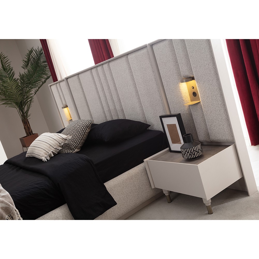 Senkron Bed With Storage 180x200 cm