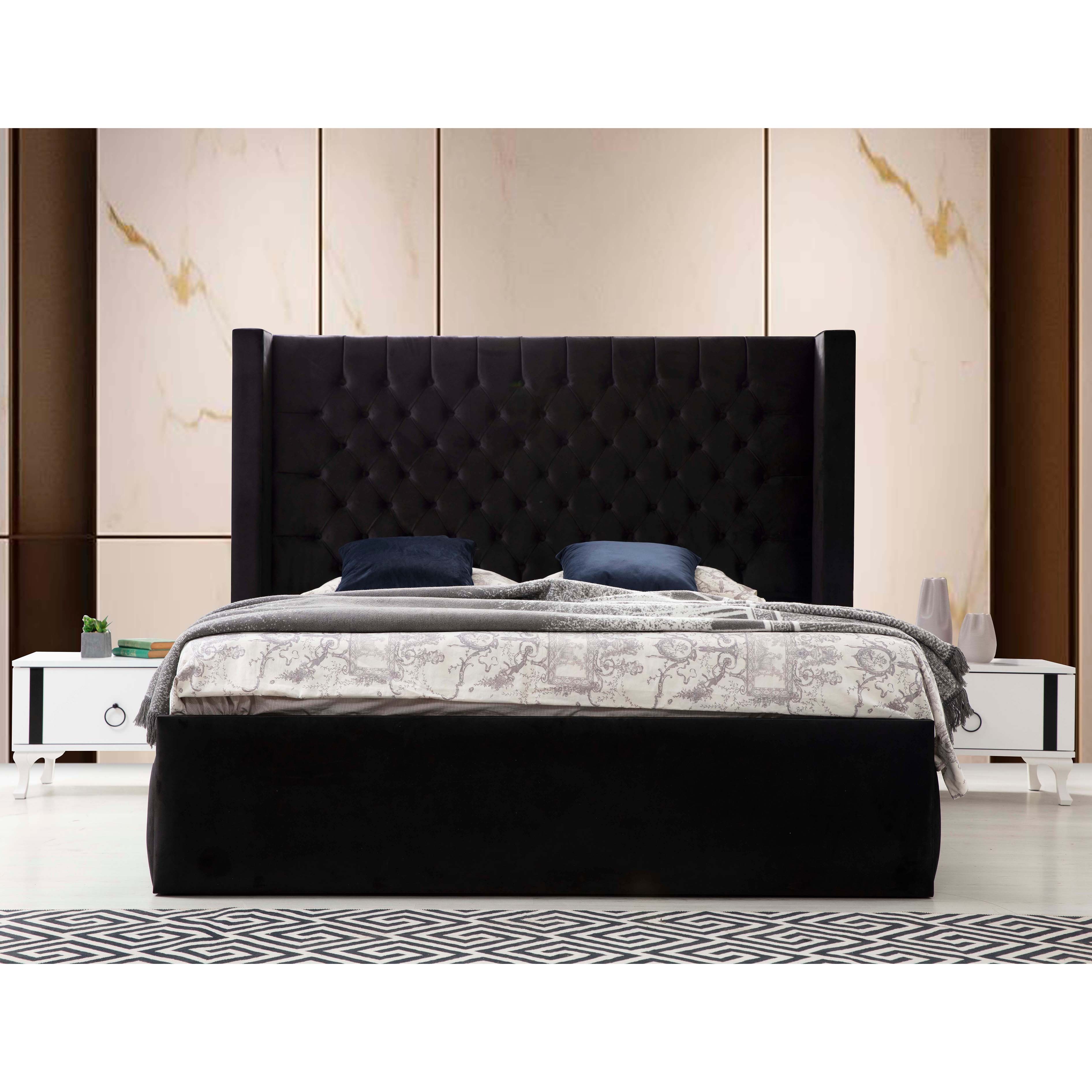 Inci Bed With Storage 160x200 cm