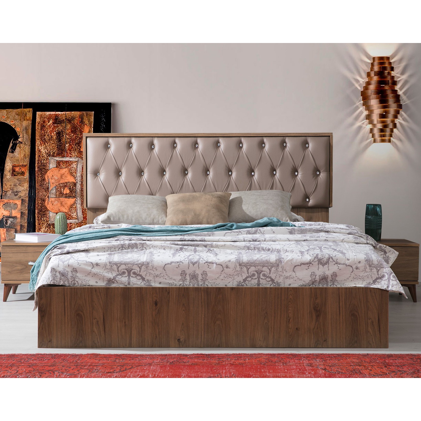 Gizem Bed With Storage 160x200 cm