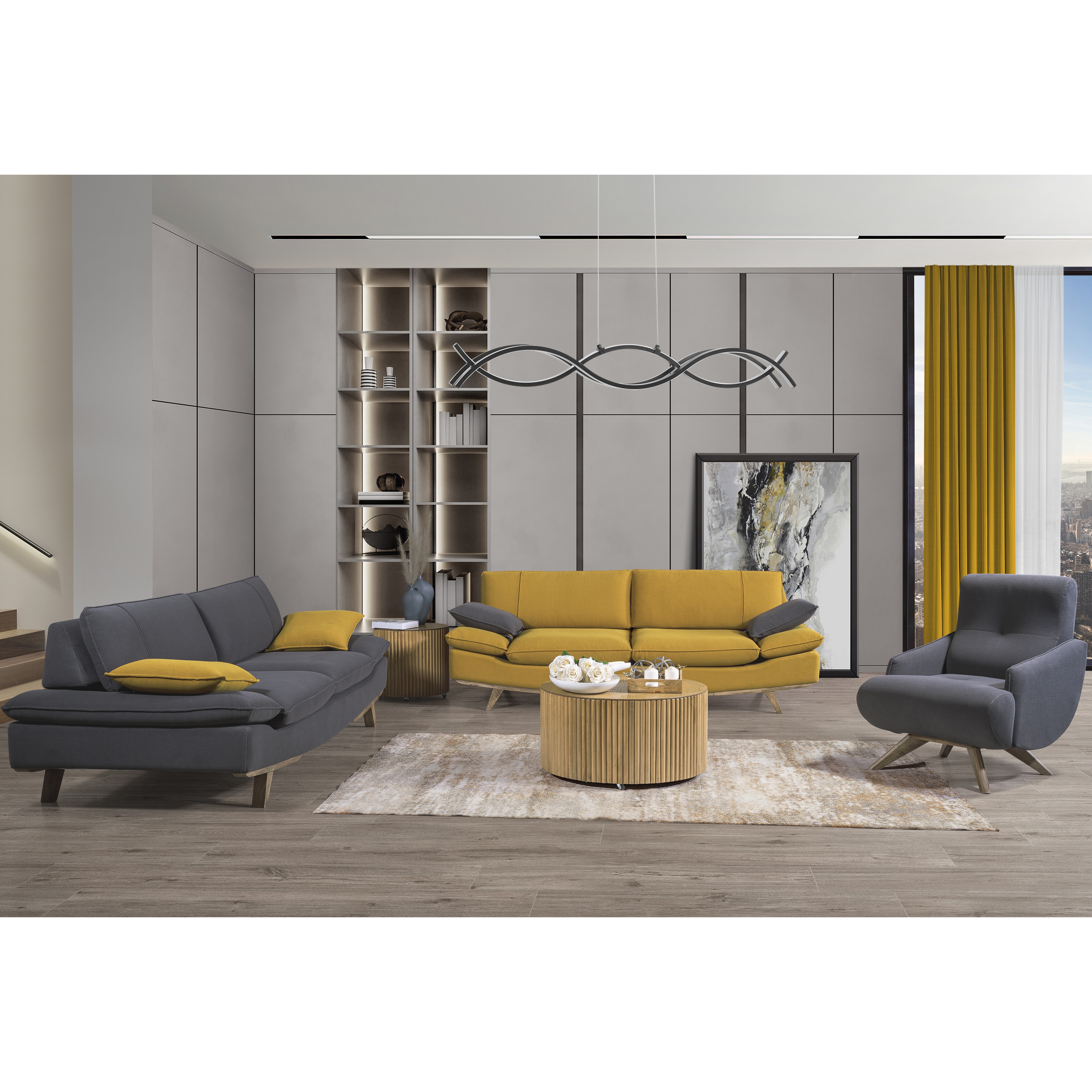 Tiflis 3+3+1+1 Sofa Set