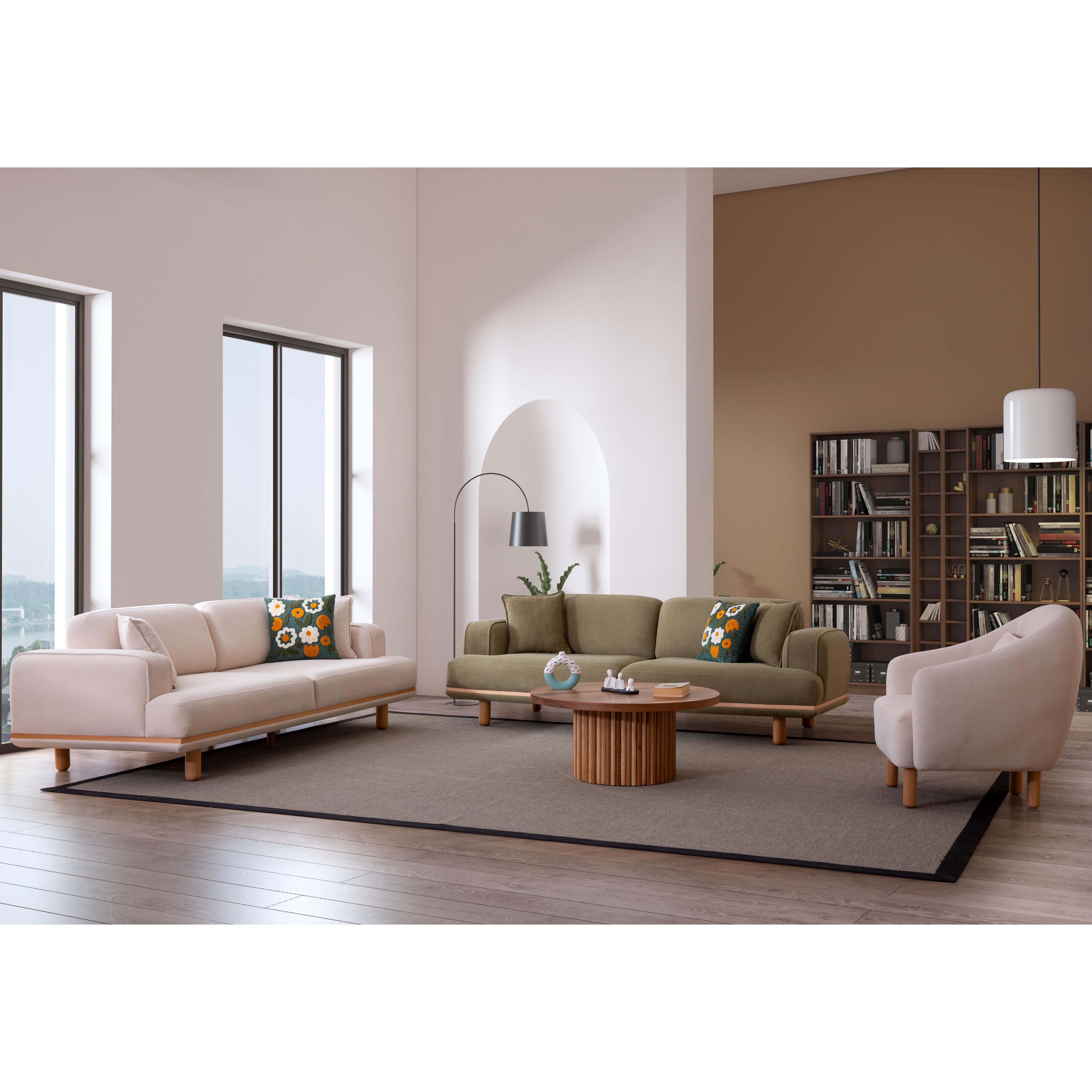 Prag Vol2.1 3+3+1+1 Sofa Set