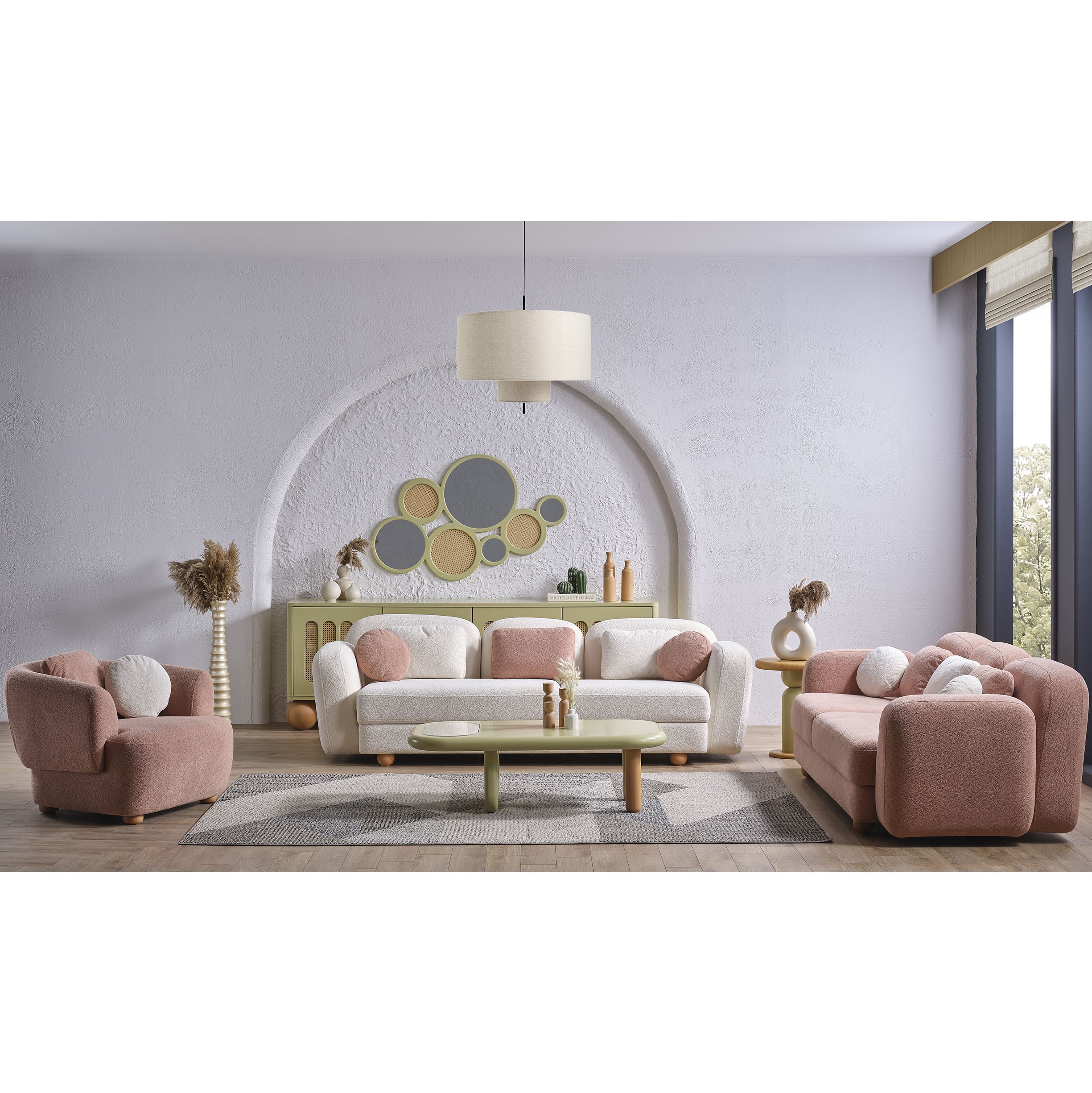 Hugo 3+3+1+1 Sofa Set