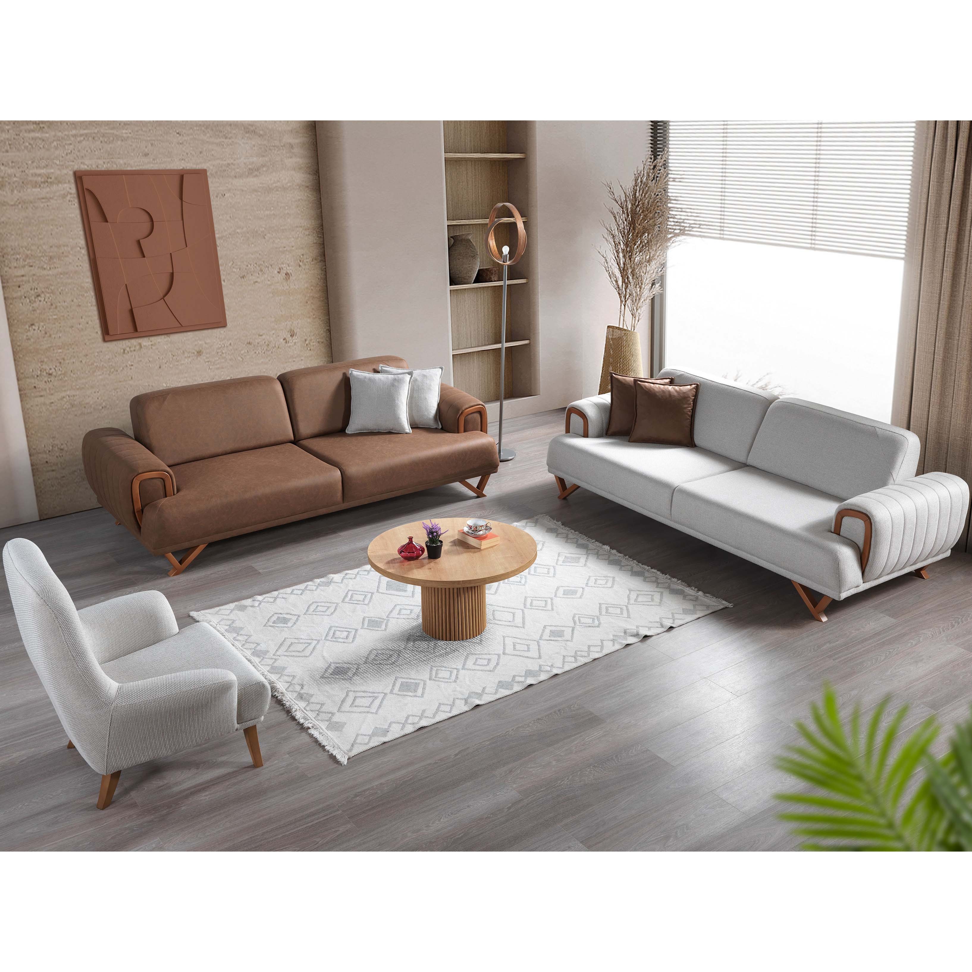 Tomi 3+3+1+1 Sofa Set