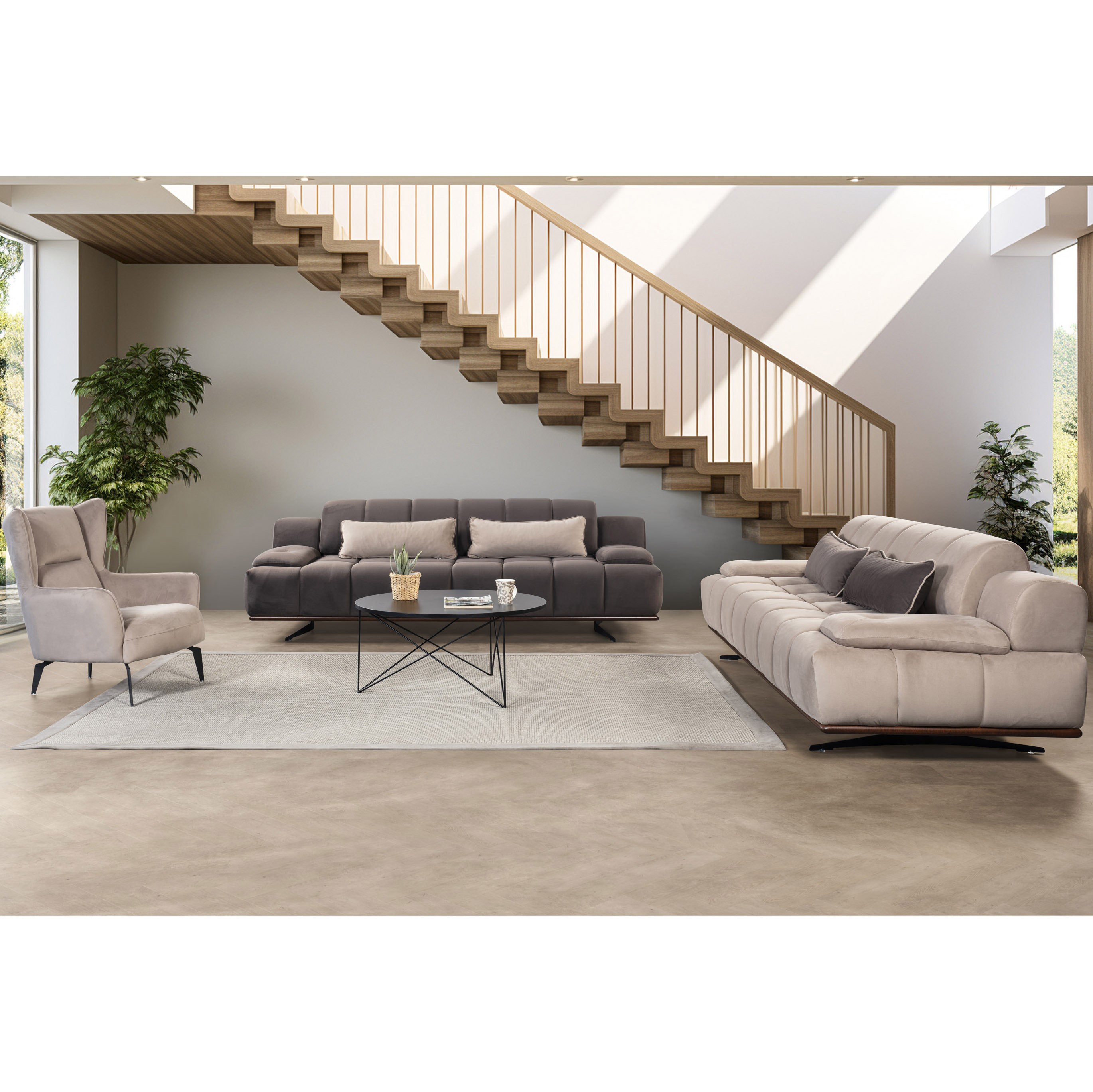 Olivia 3+3+1+1 Sofa Set