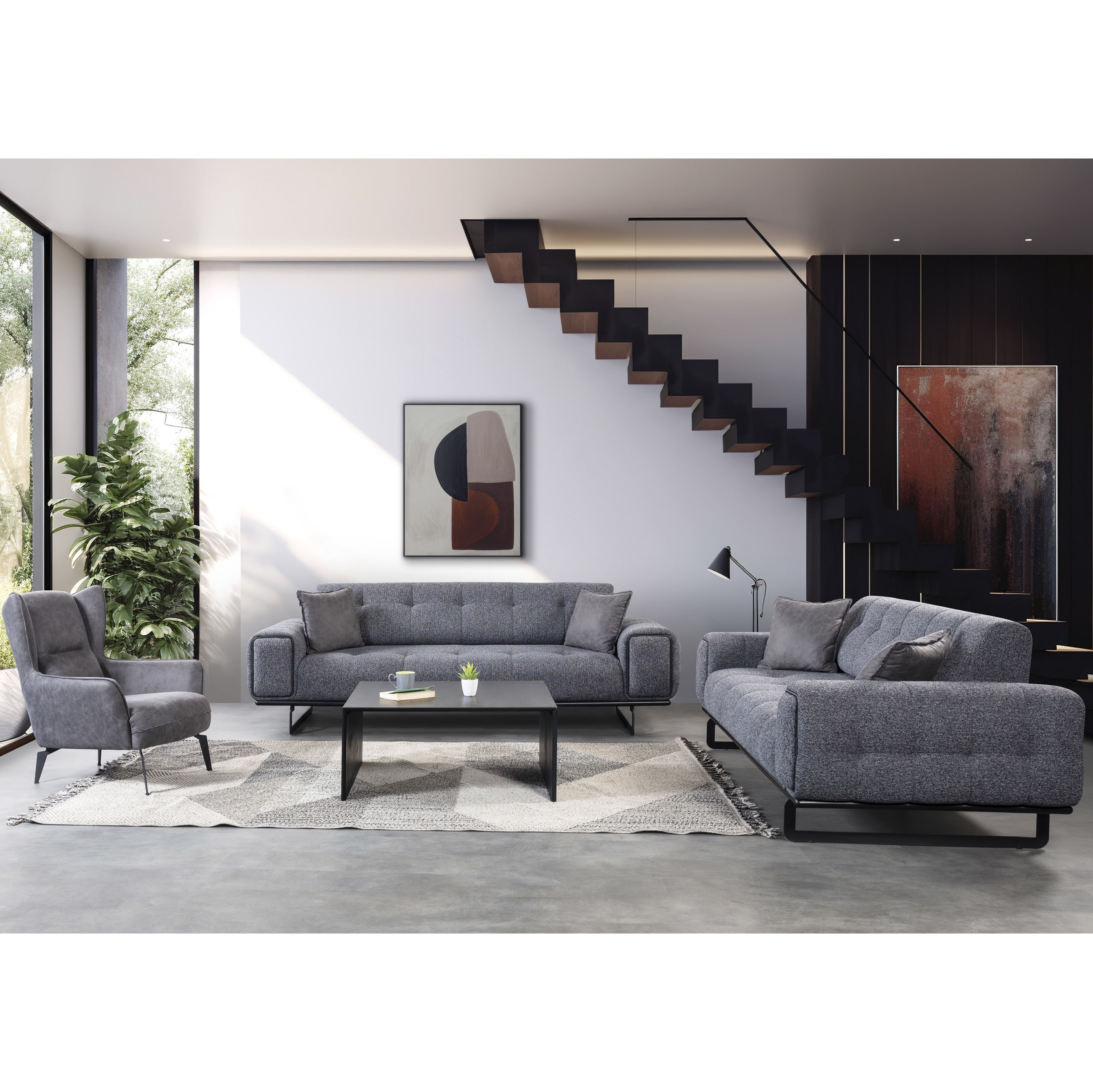 Tonale 3+3+1+1 Sofa Set