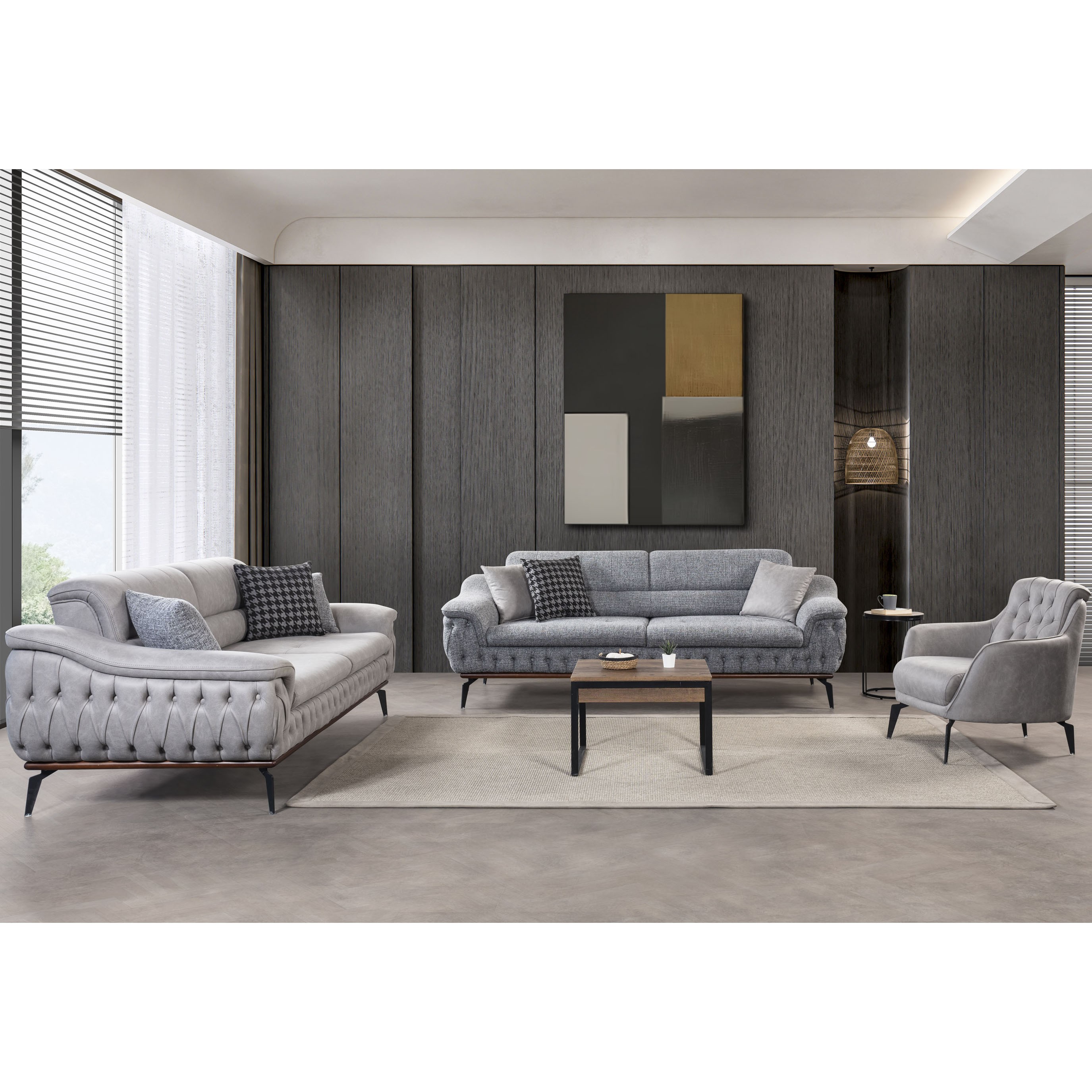 Safir 3+3+1+1 Sofa Set