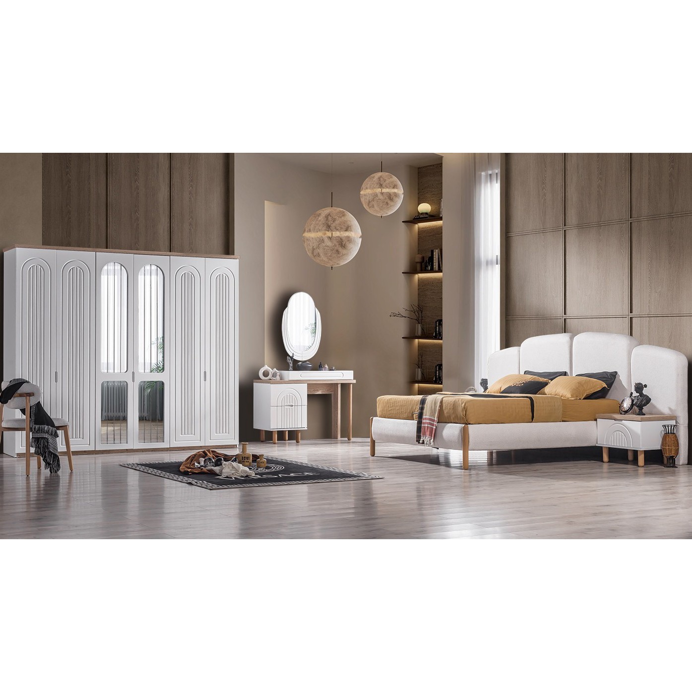 Boerno Bedroom (Bed With Storage 180x200cm)