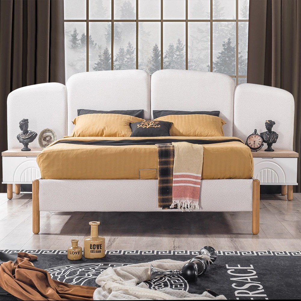 Boerno Bed Without Storage 160x200 cm