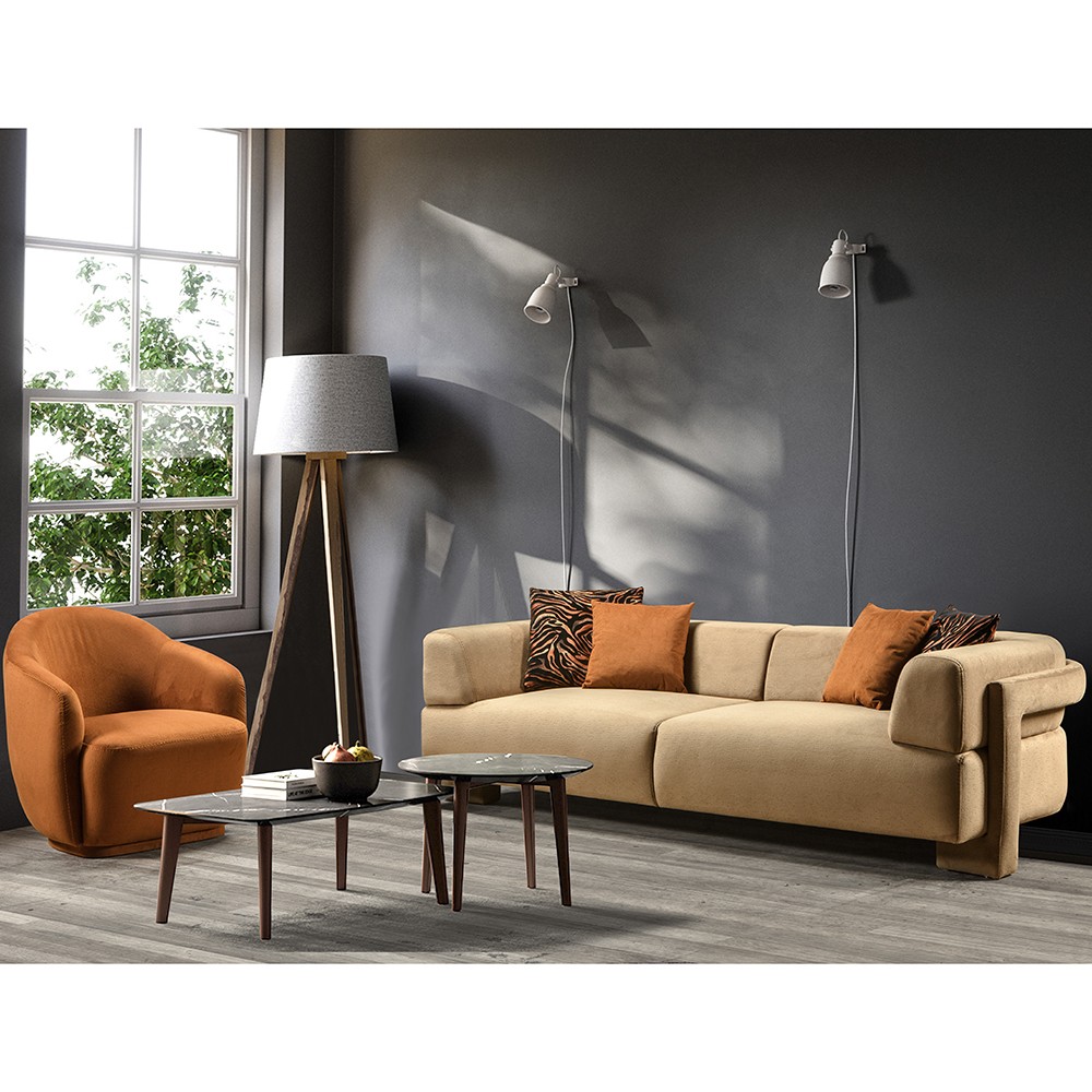 Buffer 3+3+1+1 Sofa Set