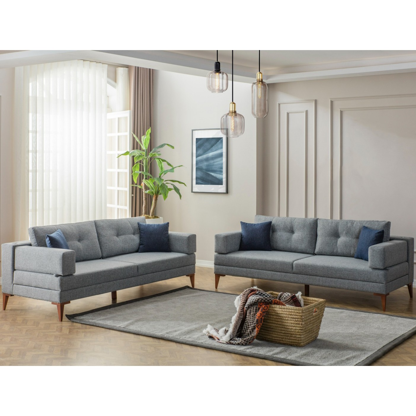 Puzzle Vol3 3+3+1+1 Sofa Set