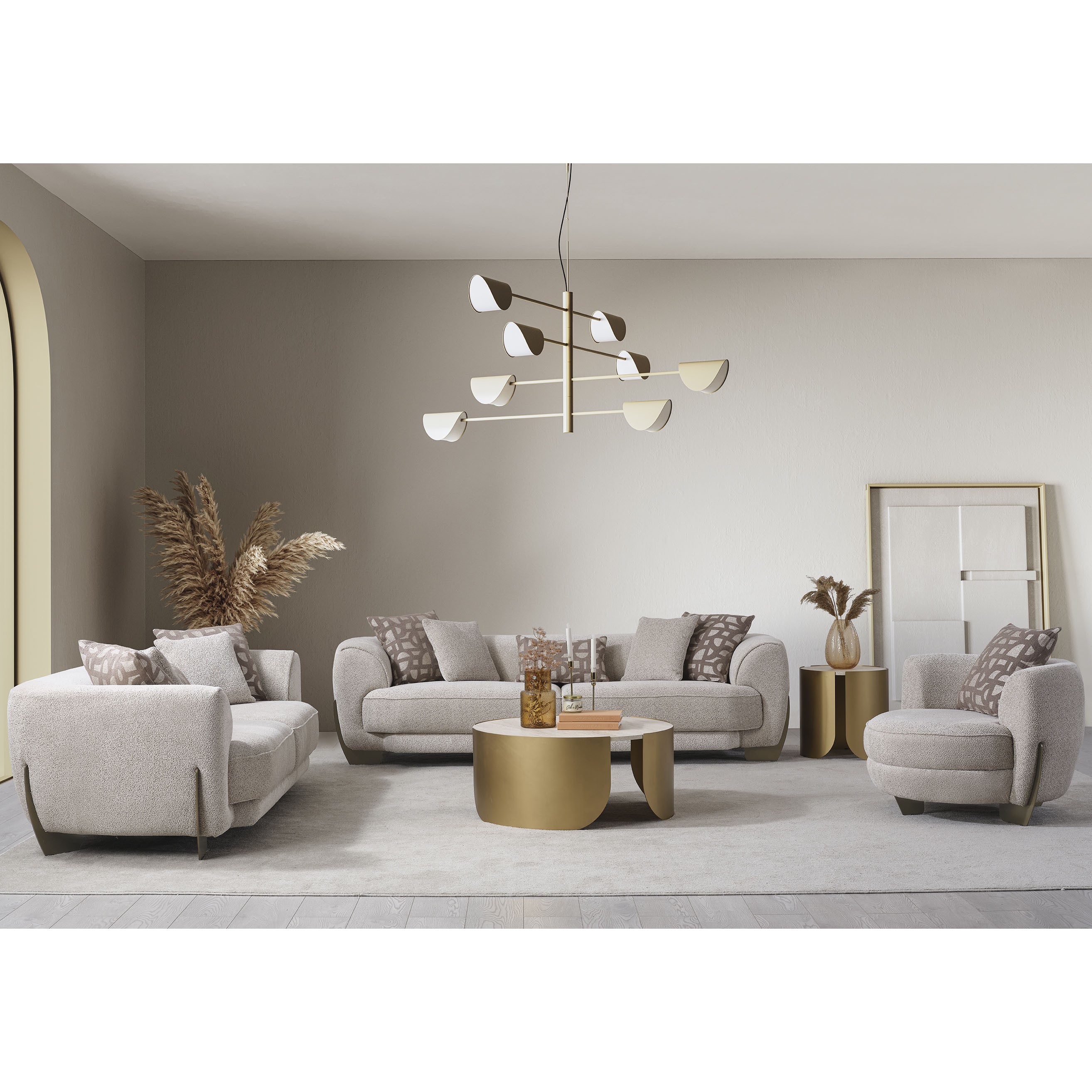 Milano Vol5 4+3+1+1 Sofa Set