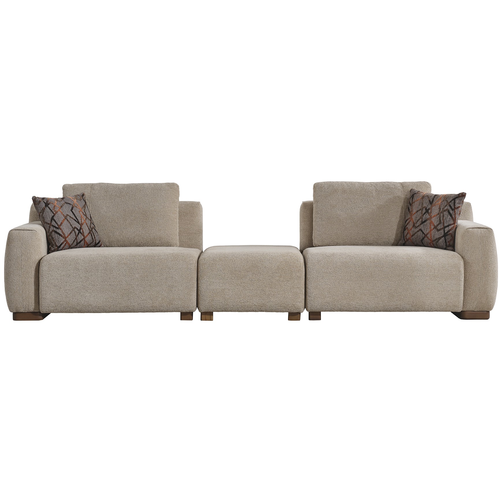 Capri Vol2 3 Seater With Pouf