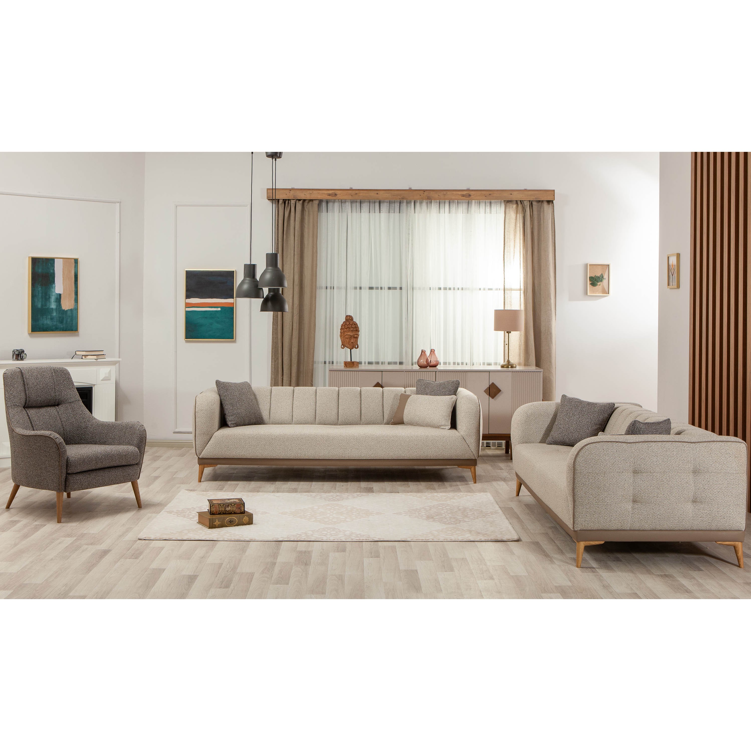 Bohem Vol2 3+3+1+1 Sofa Set