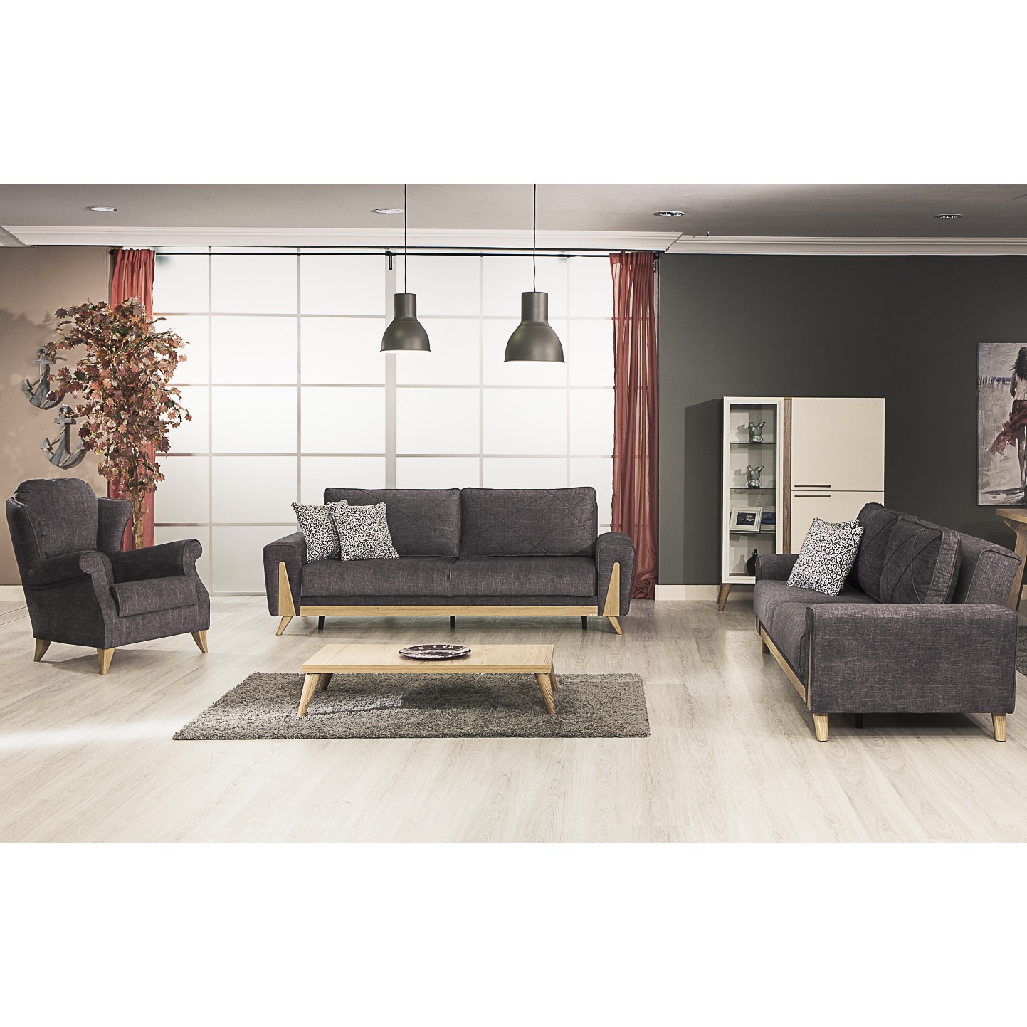 Alize Vol1 3+3+1+1 Sofa Set