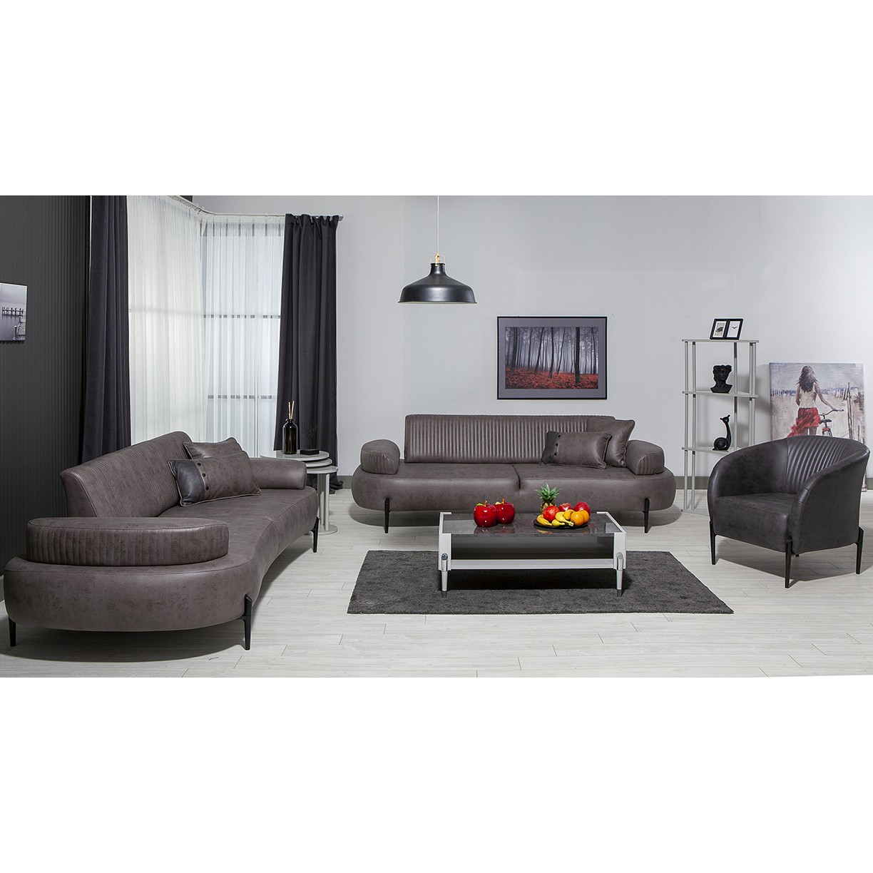 Cross Vol3 3+3+1+1 Sofa Set