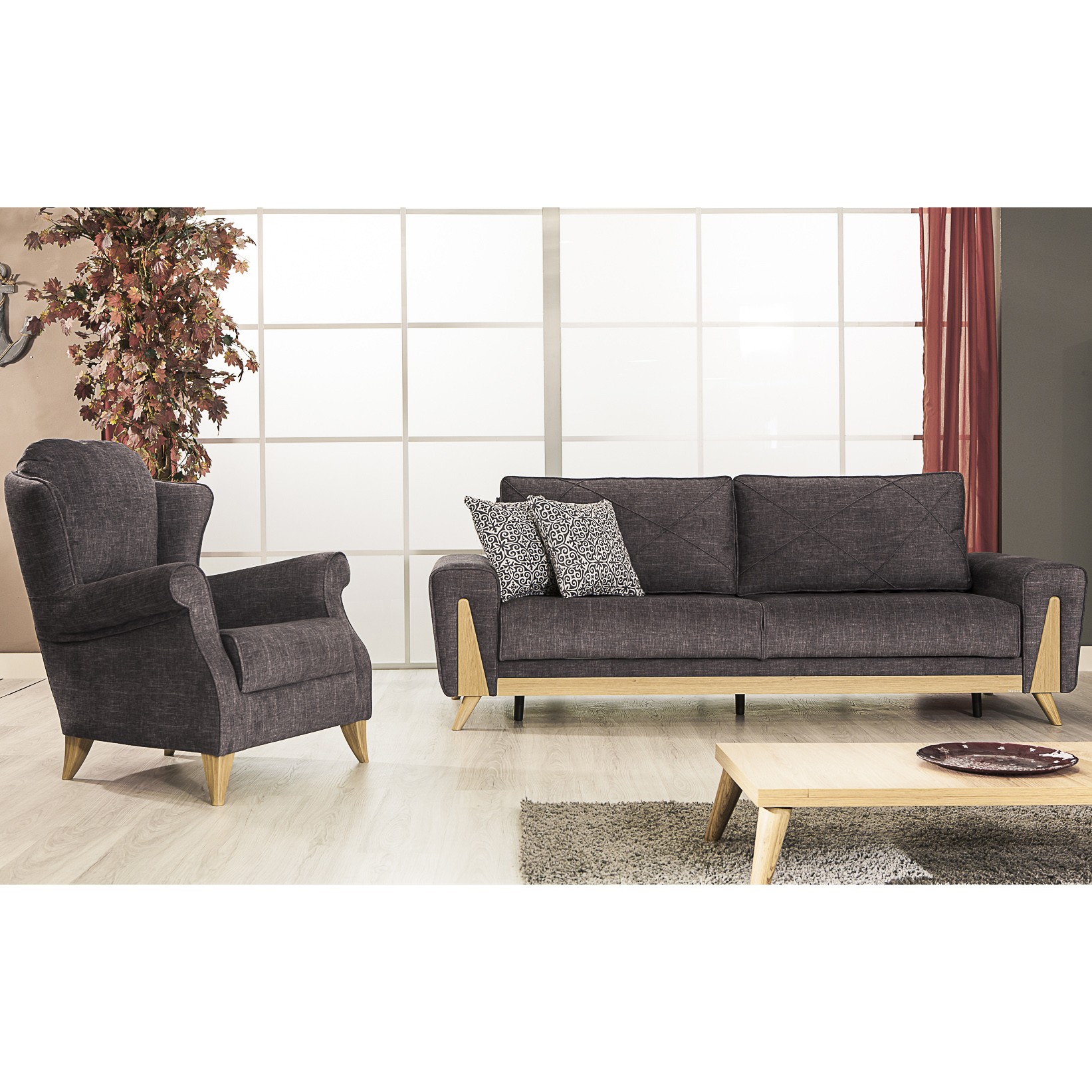 Alize Vol1 3+3+1+1 Sofa Set