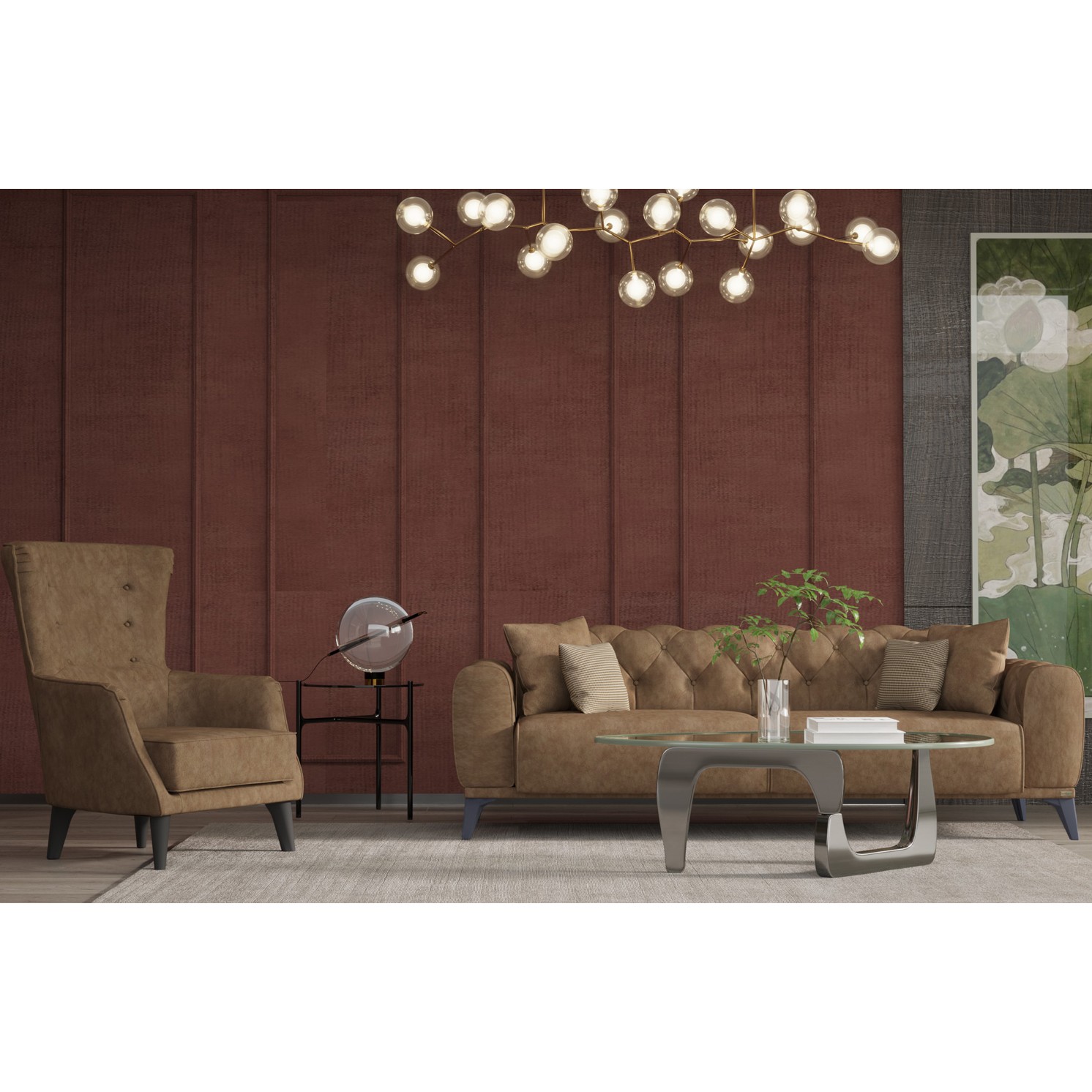 Milano Vol6 3+3+1+1 Sofa Set