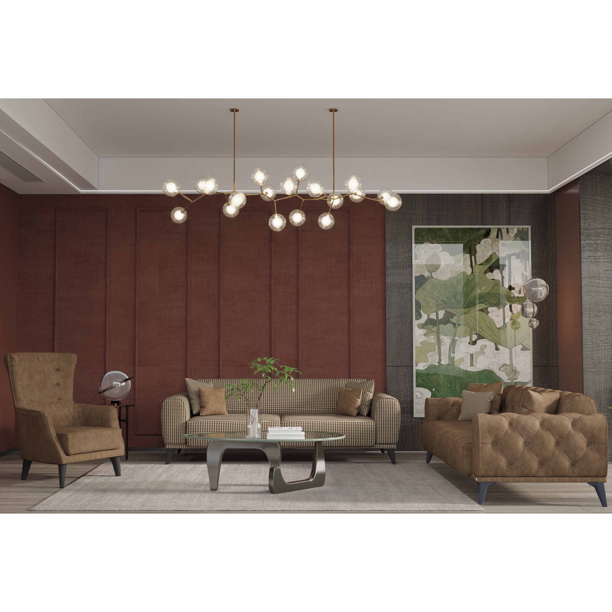 Milano Vol6 3+3+1+1 Sofa Set