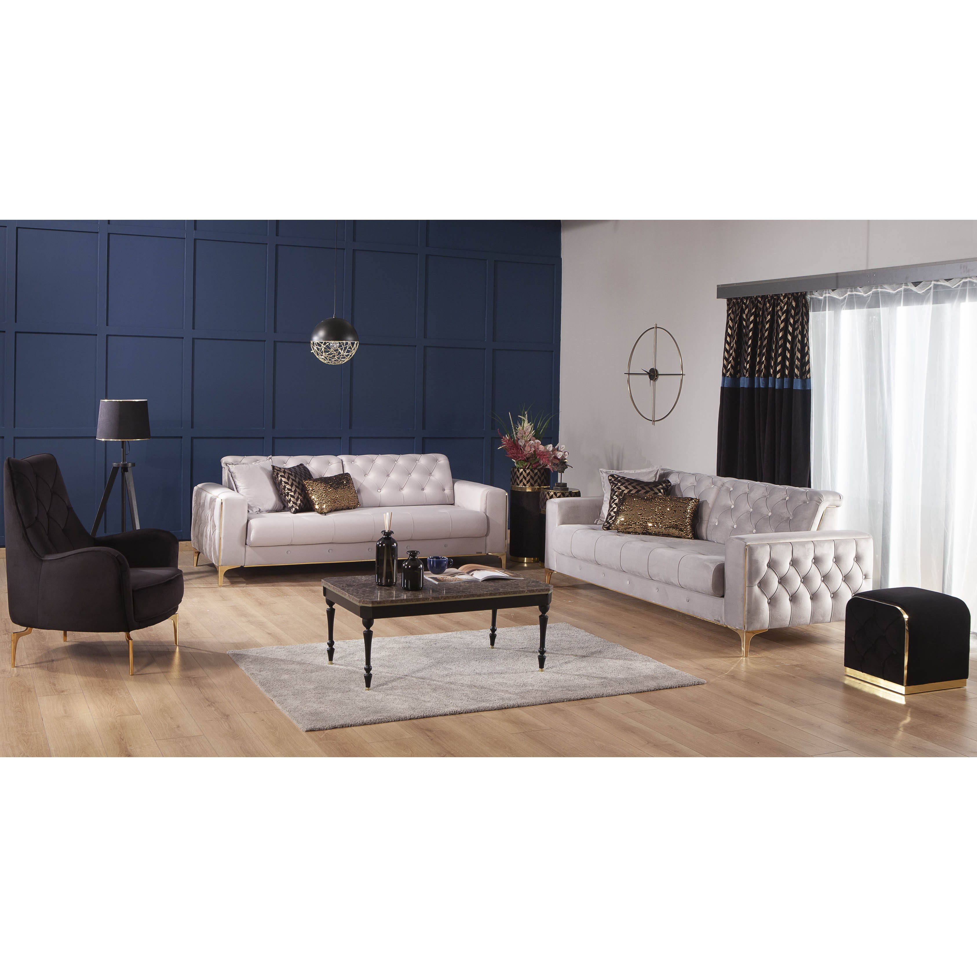 Vivaldi 3+2+1+1 Sofa Set