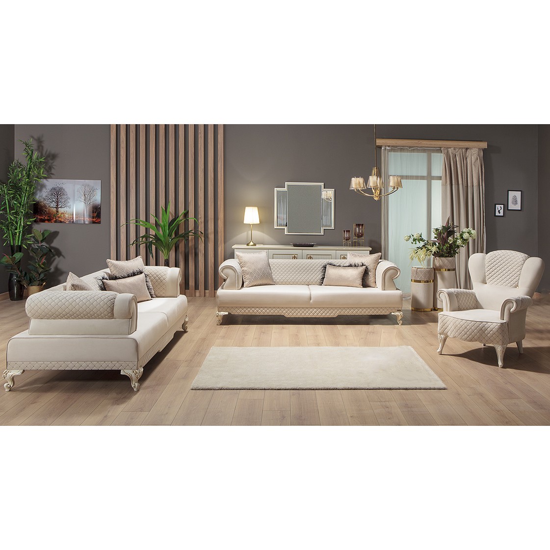 Hürrem 3+3+1+1 Sofa Set