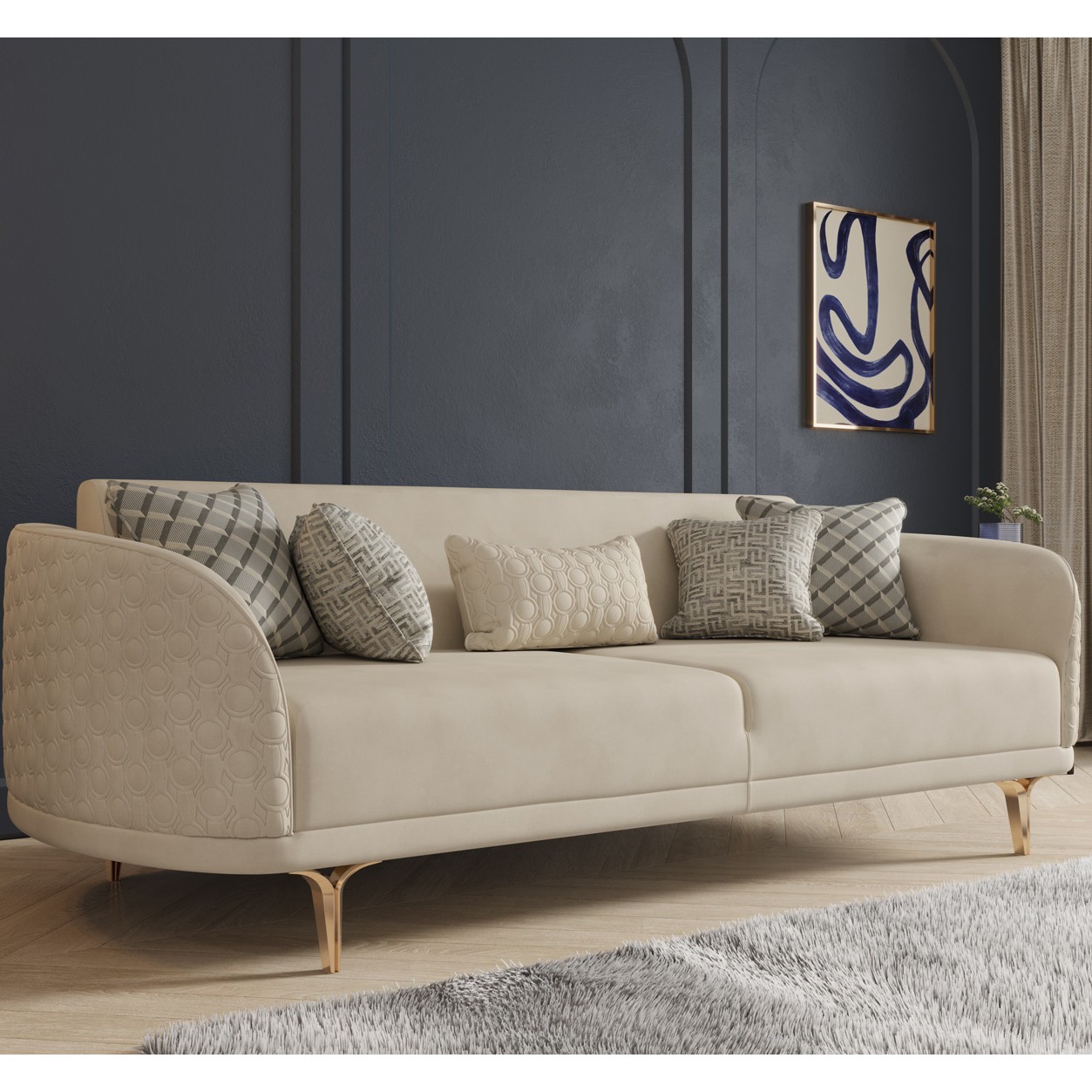 Bendis Vol1 3+3+1+1 Sofa Set