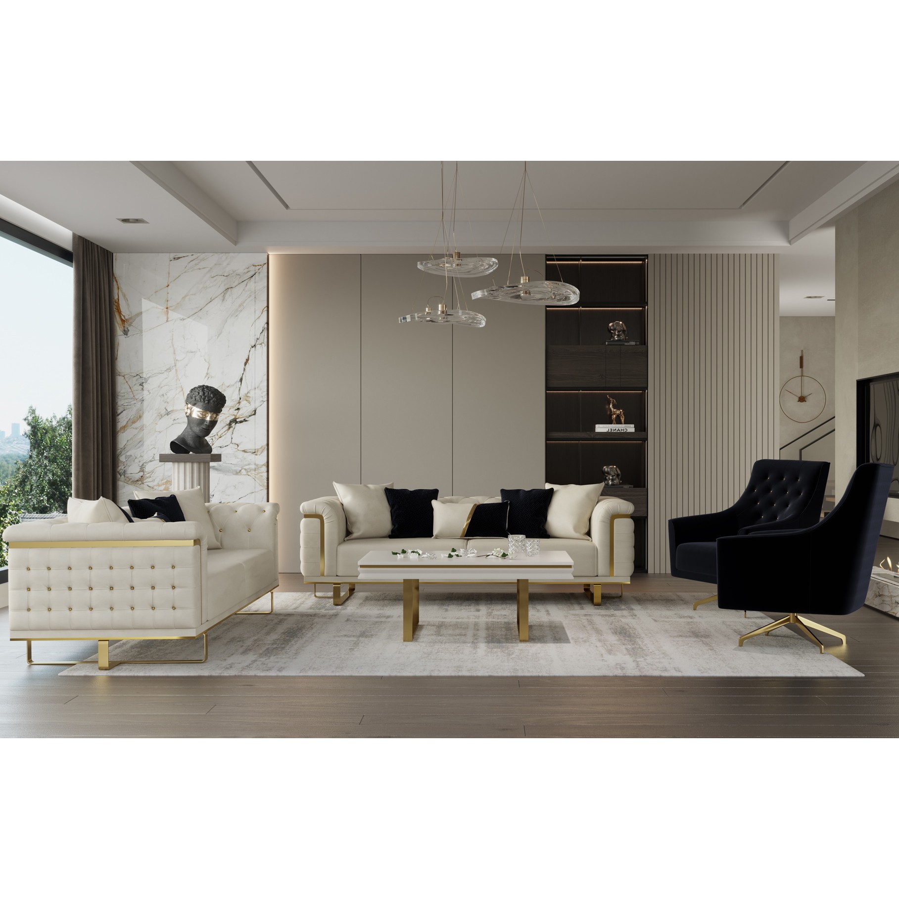 Vanesa 3+3+1+1 Sofa Set