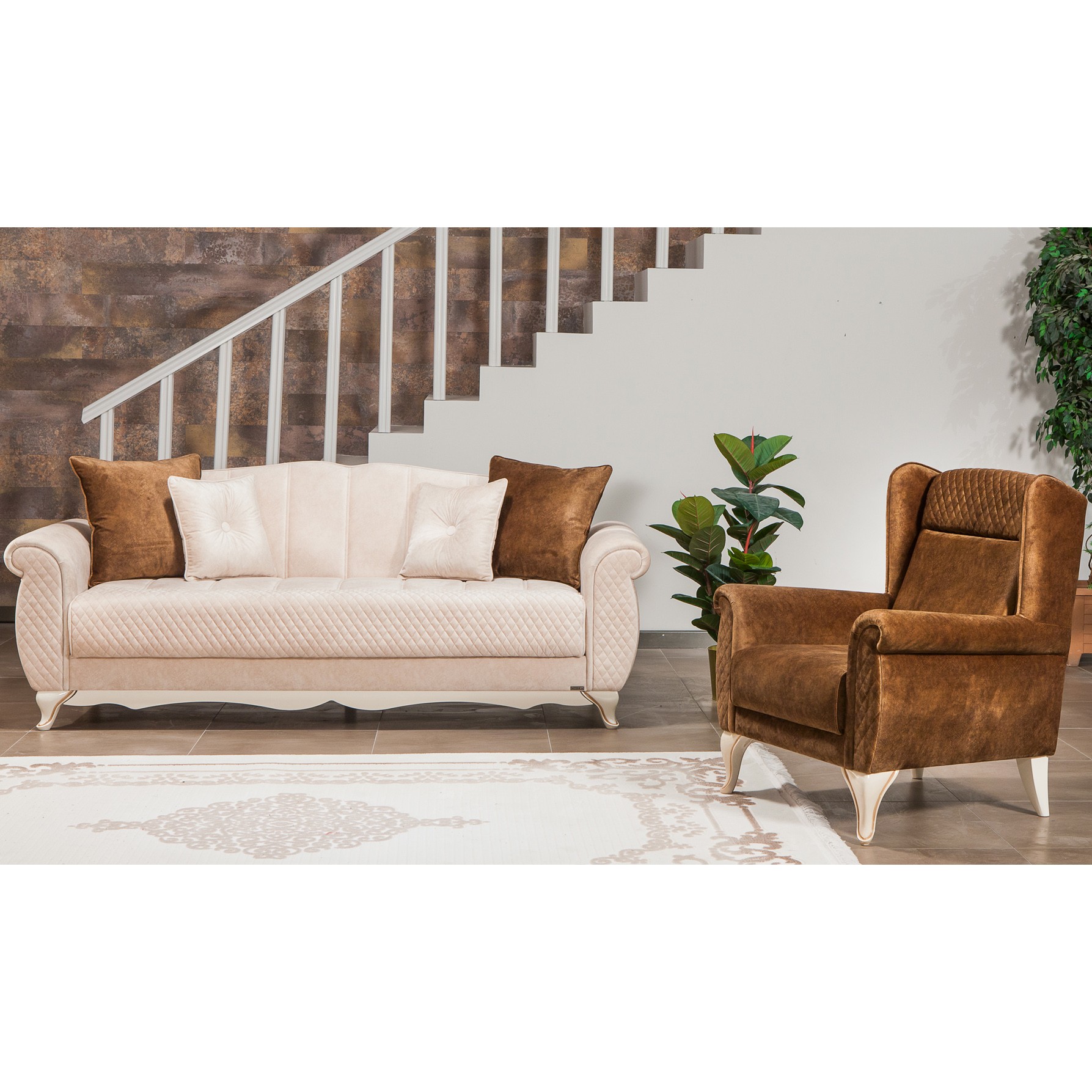 Grand 3+3+1+1 Sofa Set