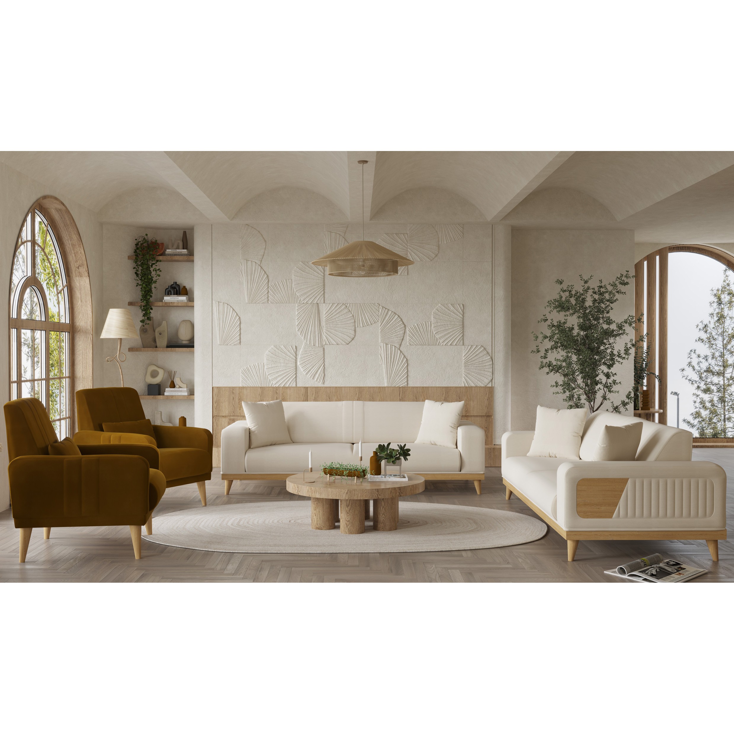 Nitra 3+3+1+1 Sofa Set