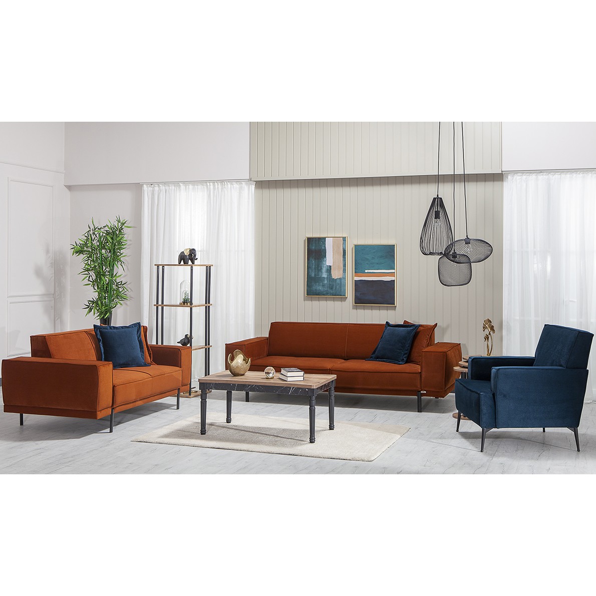 Loft Vol3 3+2+1+1 Sofa Set