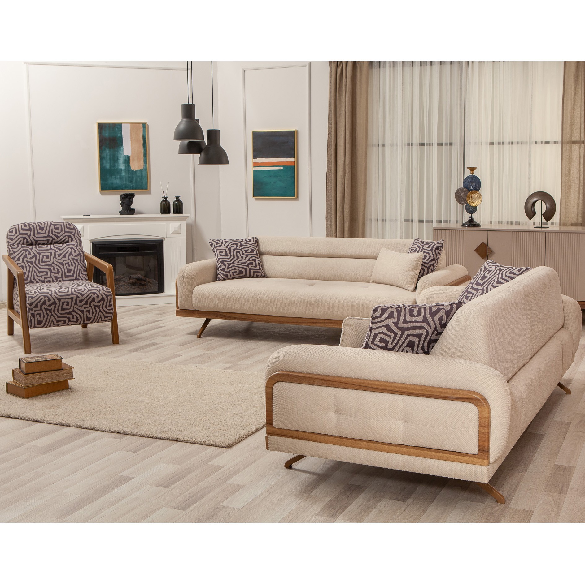 Harmoni Vol2 3+3+1+1 Sofa Set