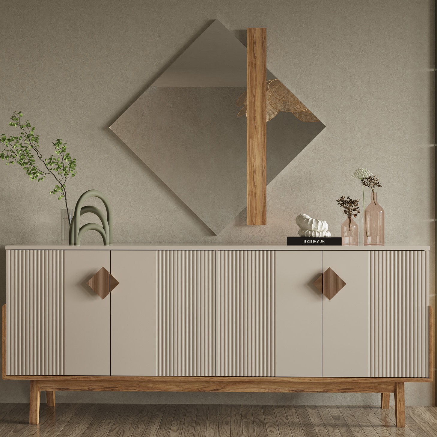 Salda Console & Mirror