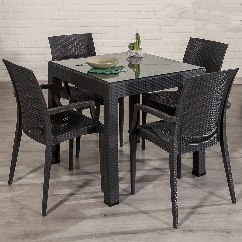 Rattan Lux Vol1 Table Set