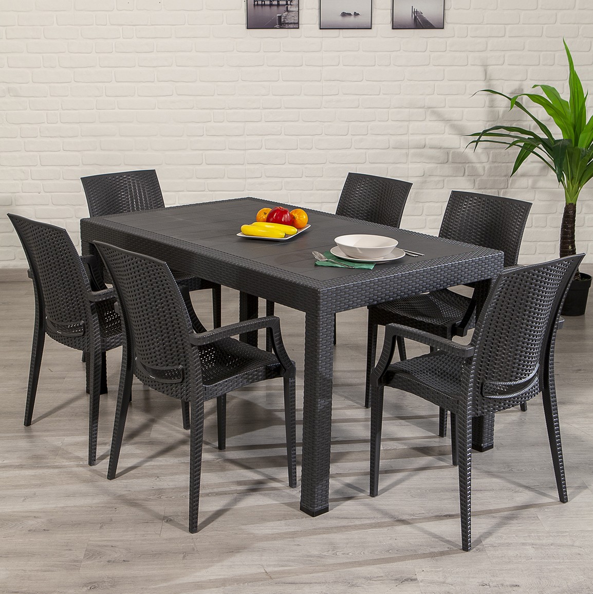 Rattan Dining Table