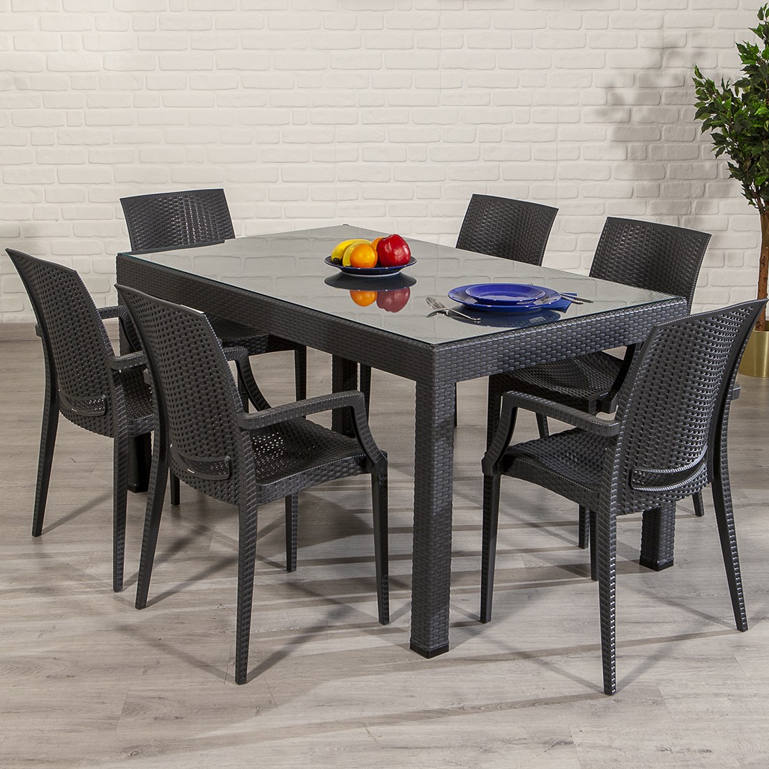 Rattan Lux Dining Table