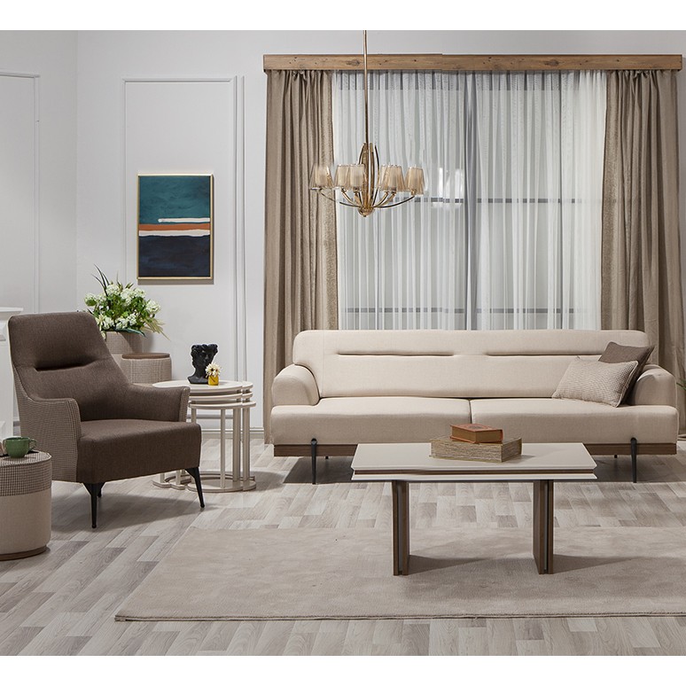 Linen Vol2 3+3+1+1 Sofa Set