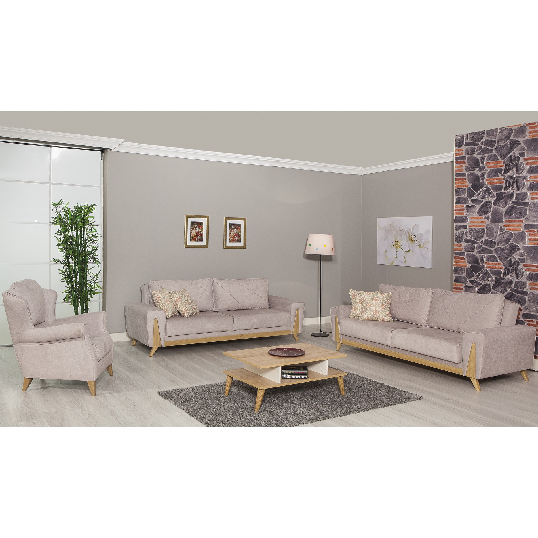 Alize Vol3 3+3+1+1 Sofa Set