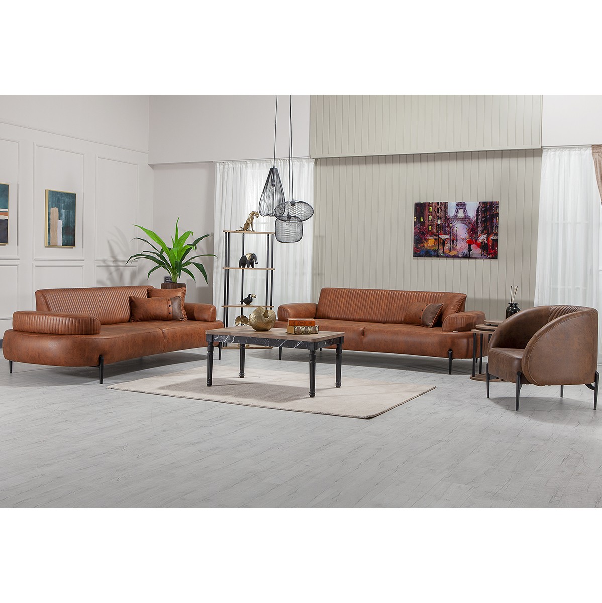 Cross Vol5 3+3+1+1 Sofa Set