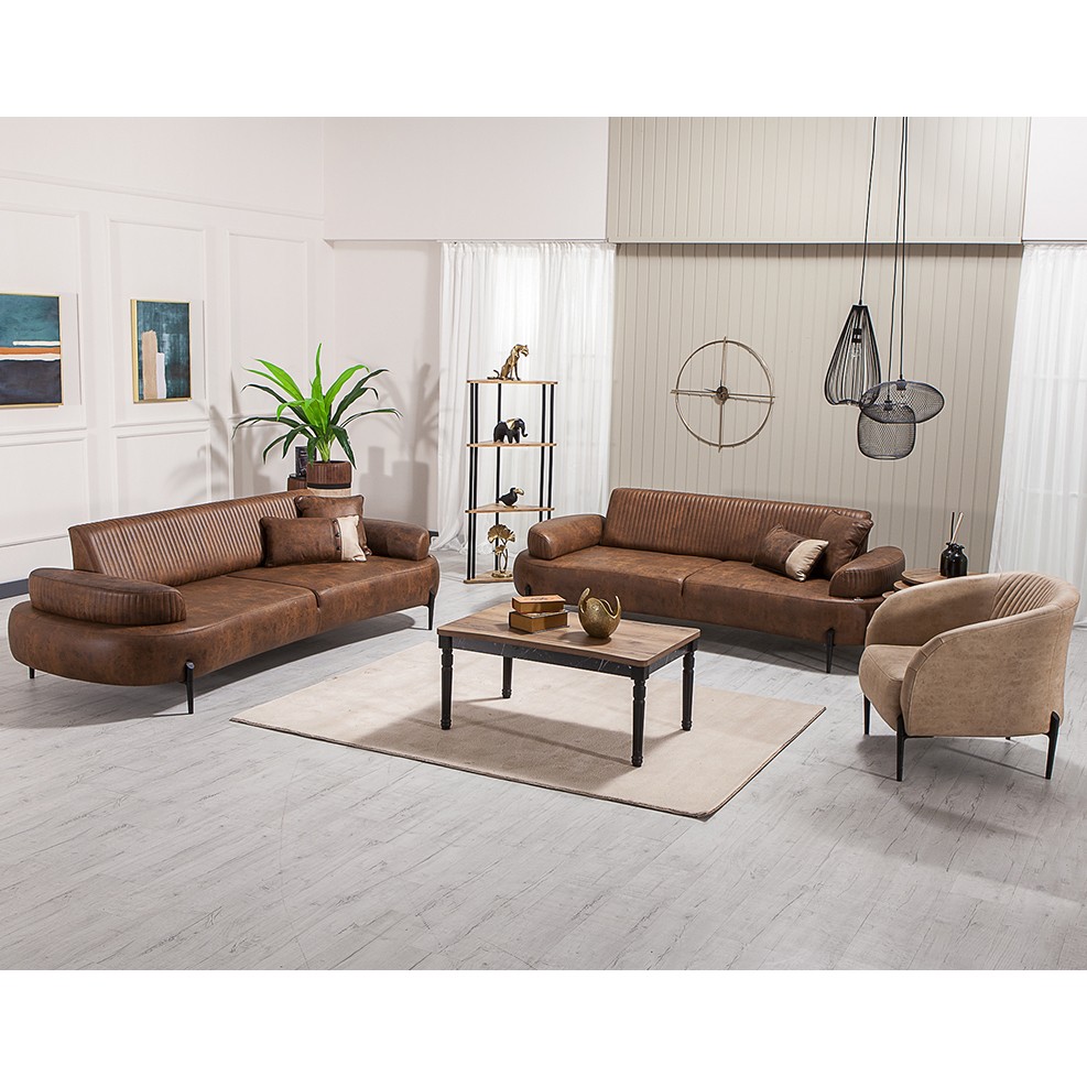 Cross Vol6 3+3+1+1 Sofa Set