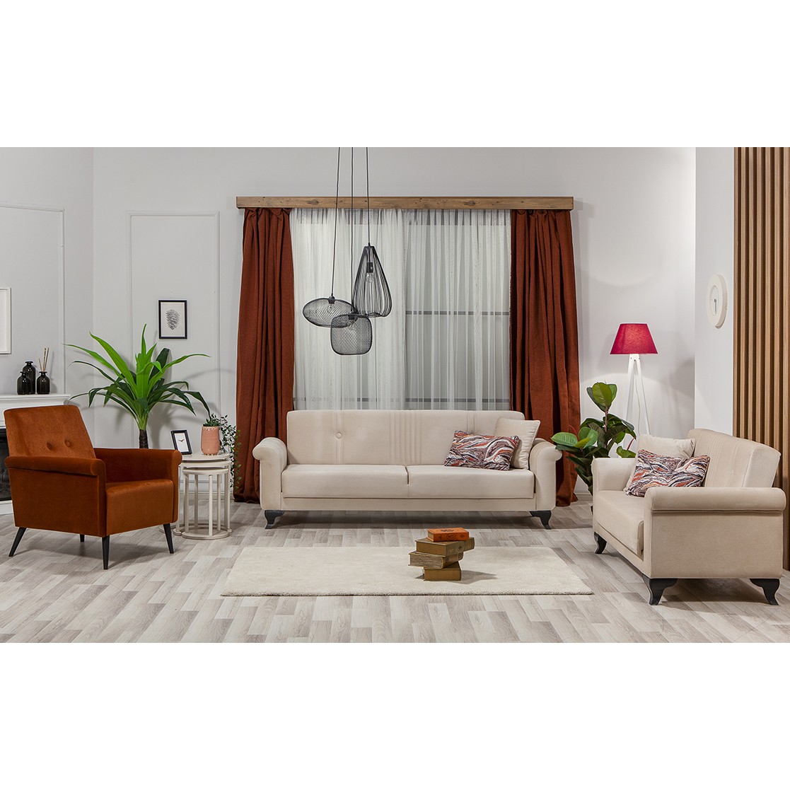 Mia Vol2 3+2+1+1 Sofa Set