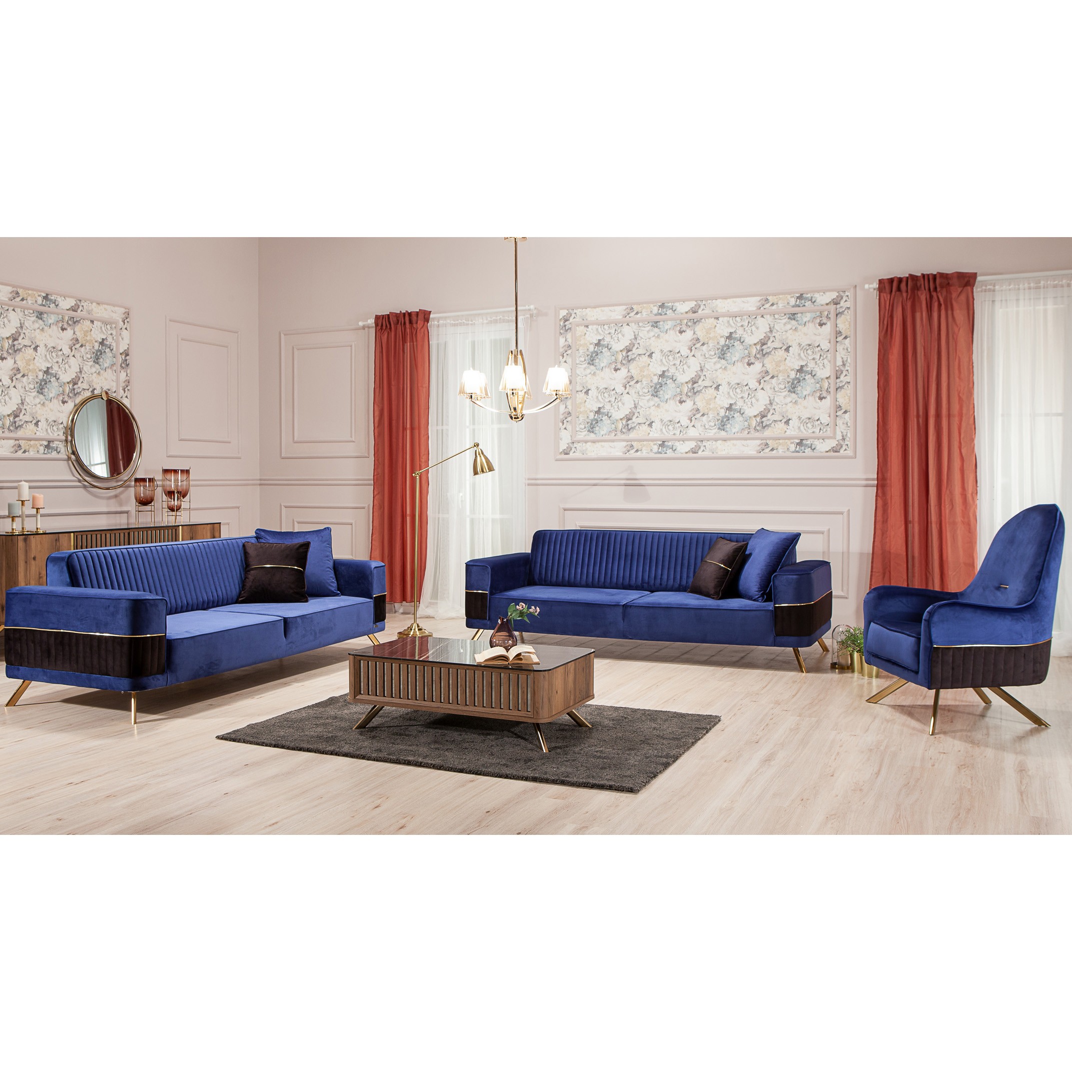 Demre Vol3 3+3+1+1 Sofa Set