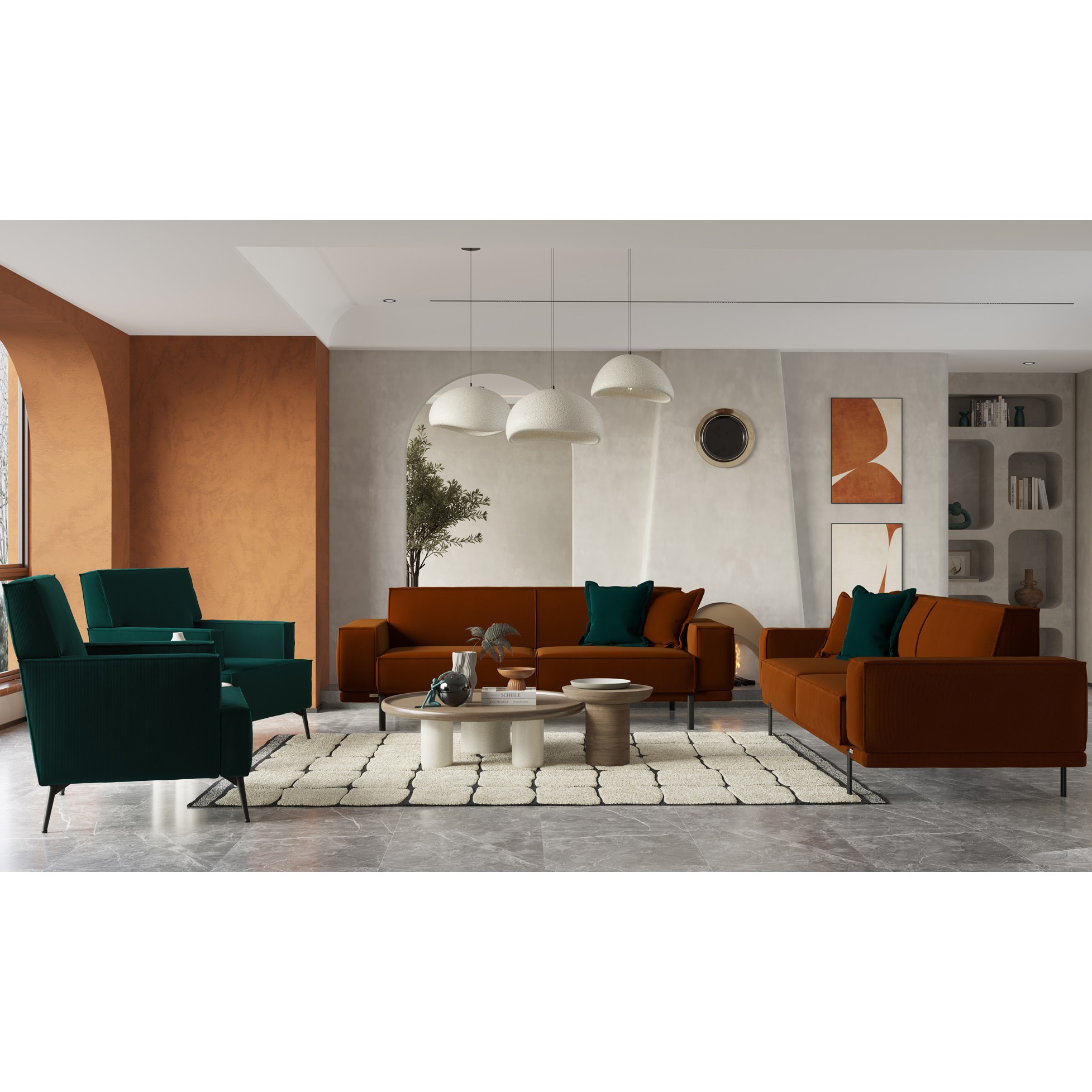 Loft Vol7 3+2+1+1 Sofa Set