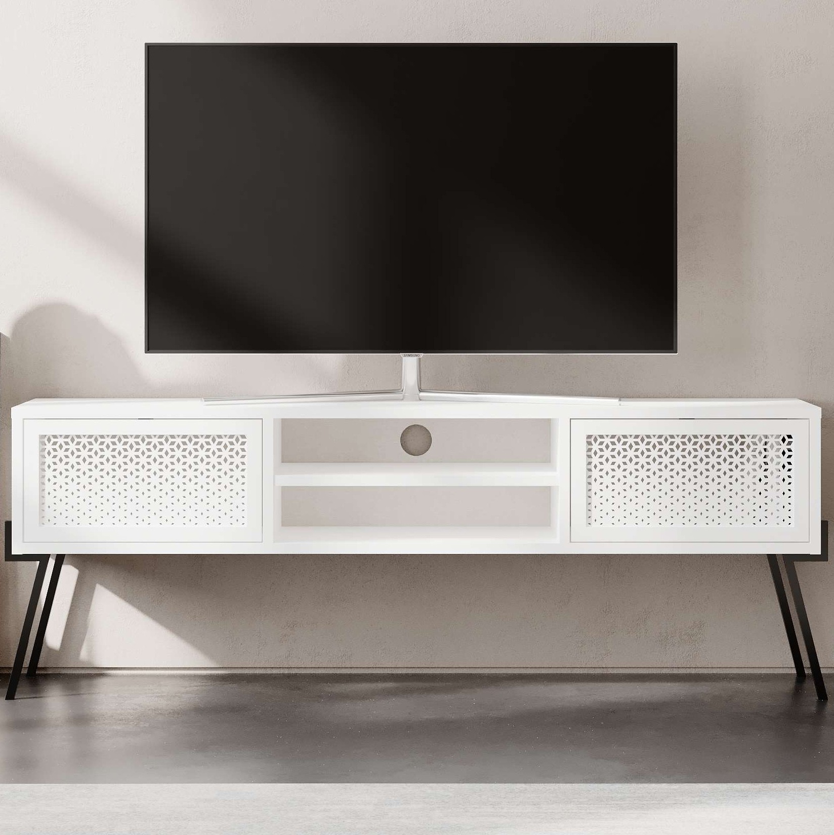 Naive TV Stand White